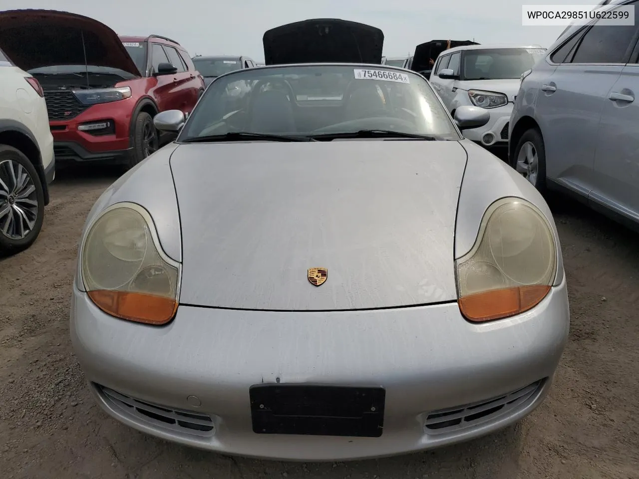 2001 Porsche Boxster VIN: WP0CA29851U622599 Lot: 75466684