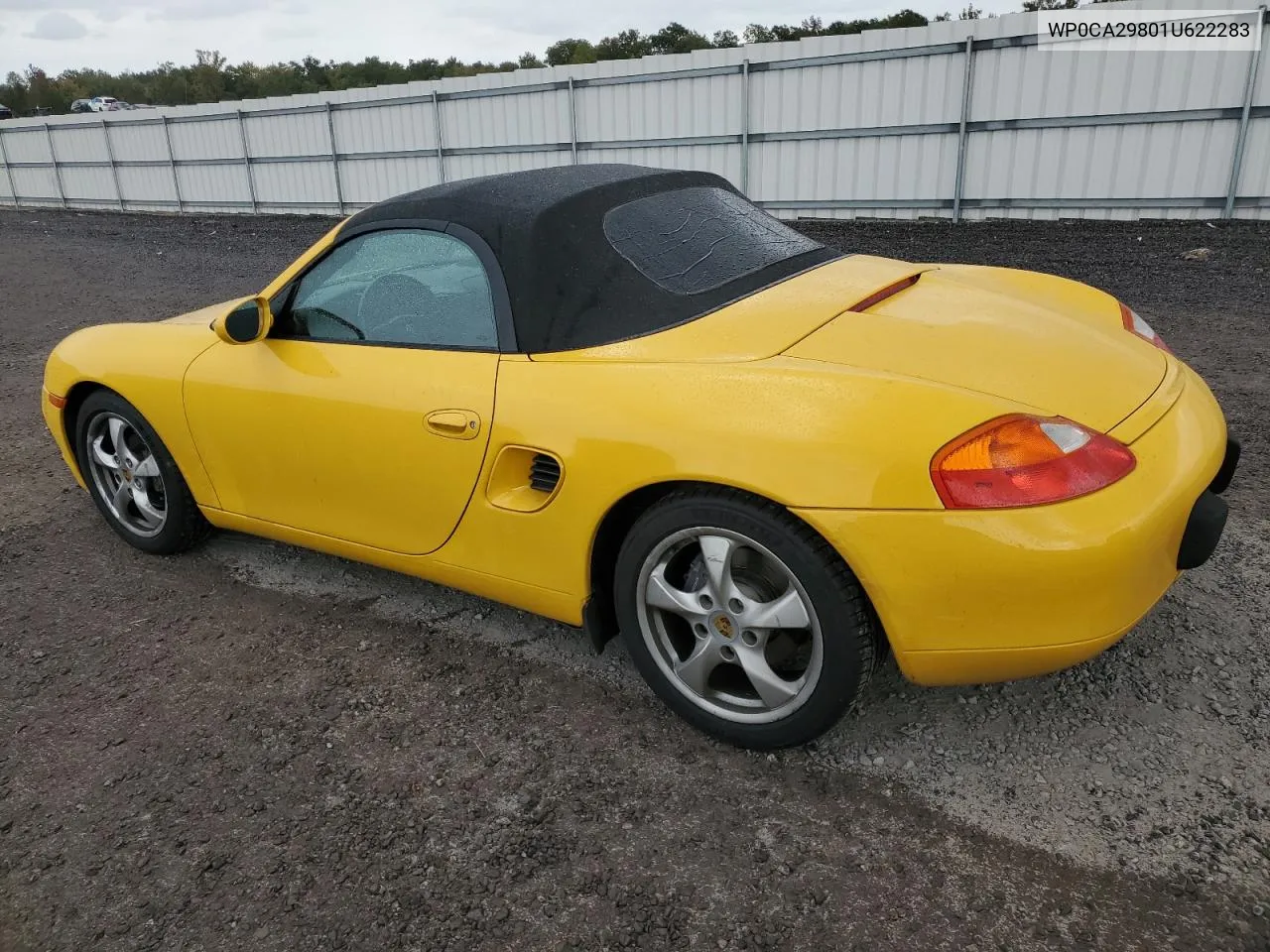 2001 Porsche Boxster VIN: WP0CA29801U622283 Lot: 75919744