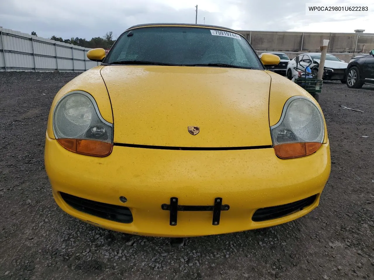 2001 Porsche Boxster VIN: WP0CA29801U622283 Lot: 75919744