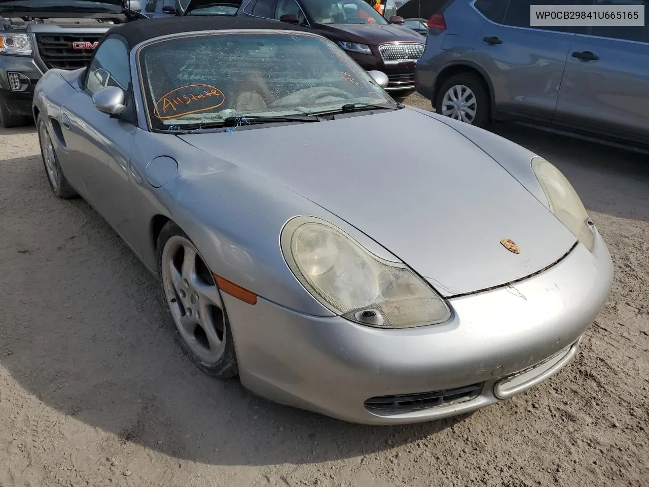 2001 Porsche Boxster S VIN: WP0CB29841U665165 Lot: 75952304