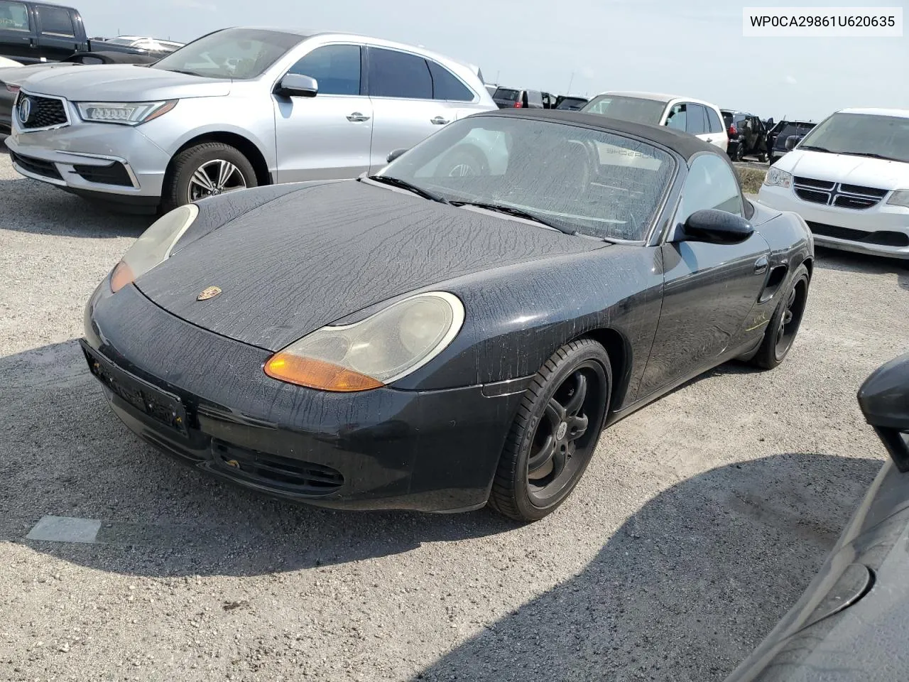 2001 Porsche Boxster VIN: WP0CA29861U620635 Lot: 76205274