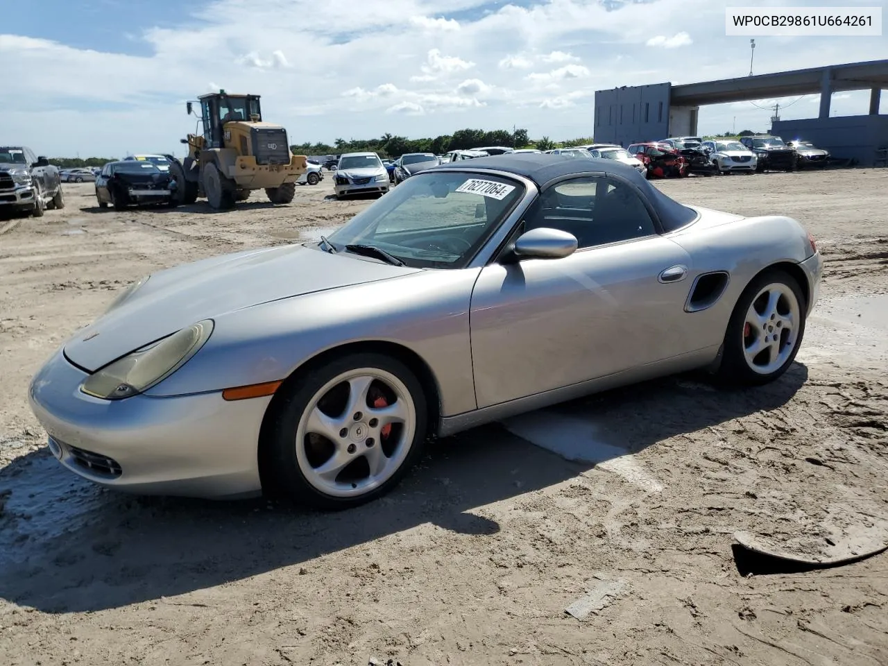 2001 Porsche Boxster S VIN: WP0CB29861U664261 Lot: 76277064