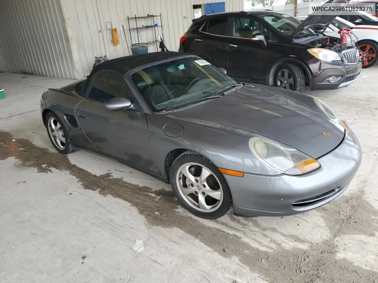 2001 Porsche Boxster VIN: WP0CA29861U623275 Lot: 76506044