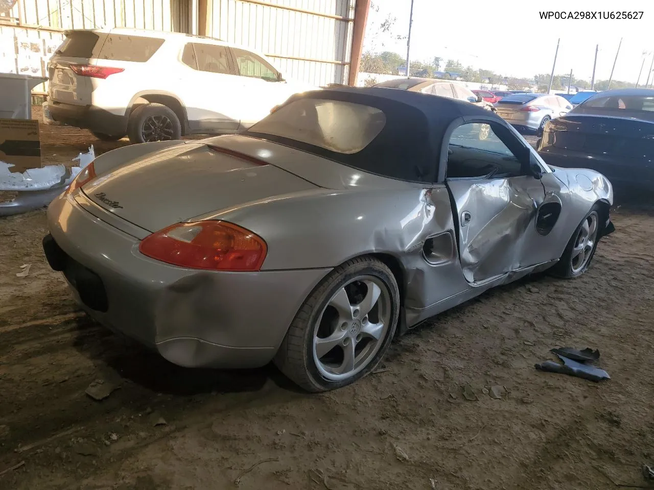 2001 Porsche Boxster VIN: WP0CA298X1U625627 Lot: 76791594