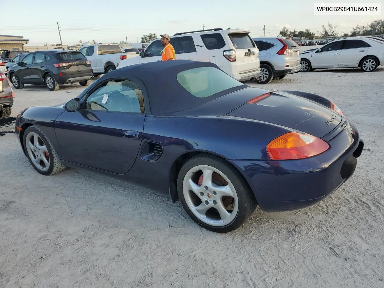 2001 Porsche Boxster S VIN: WP0CB29841U661424 Lot: 77160624