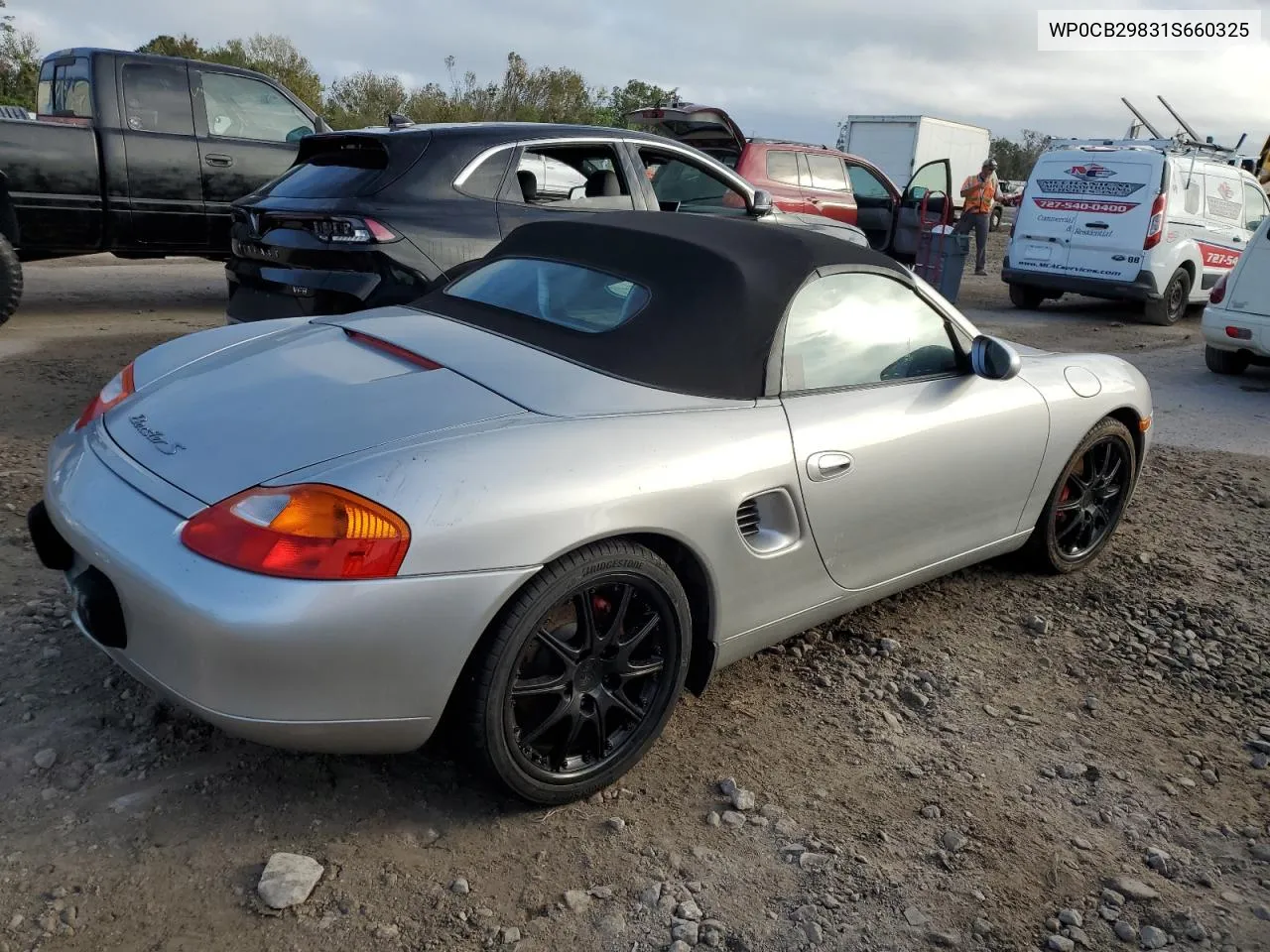 2001 Porsche Boxster S VIN: WP0CB29831S660325 Lot: 79606054