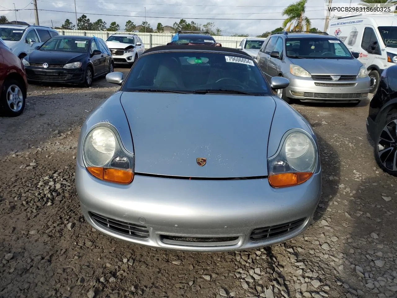 2001 Porsche Boxster S VIN: WP0CB29831S660325 Lot: 79606054