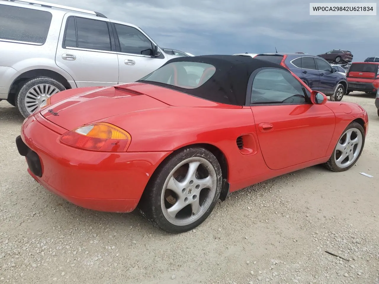 2002 Porsche Boxster VIN: WP0CA29842U621834 Lot: 73979844