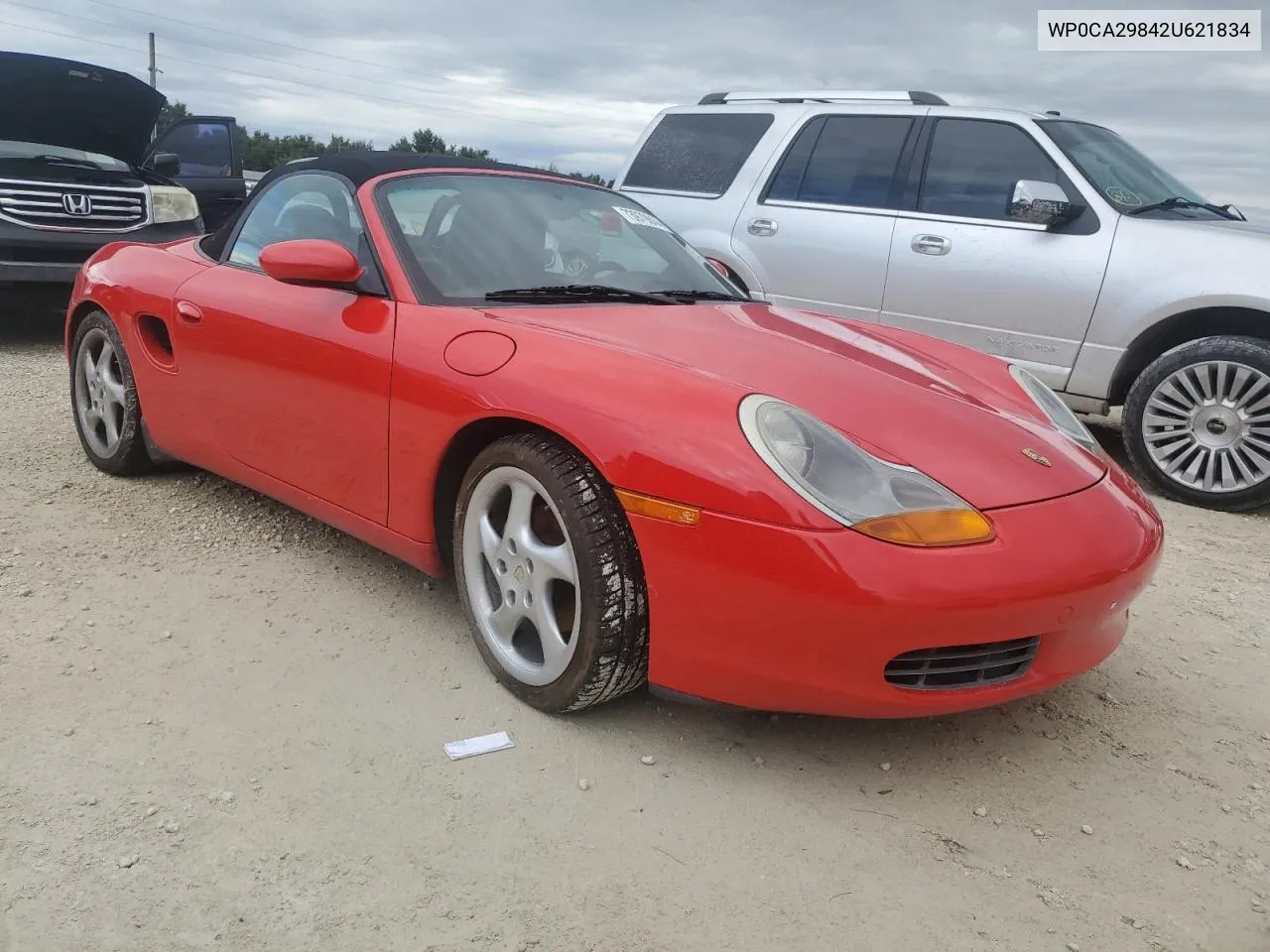 2002 Porsche Boxster VIN: WP0CA29842U621834 Lot: 73979844