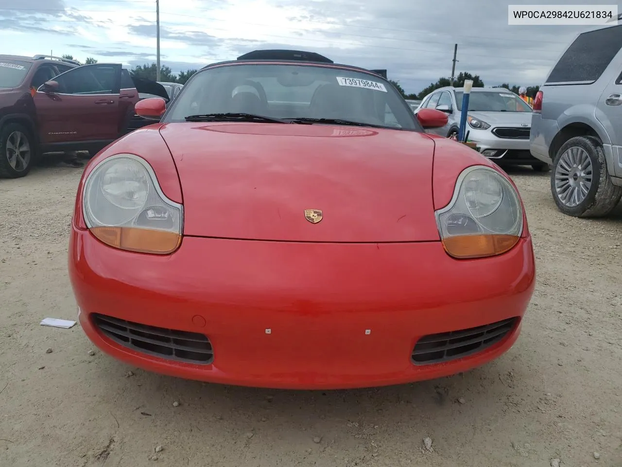 2002 Porsche Boxster VIN: WP0CA29842U621834 Lot: 73979844