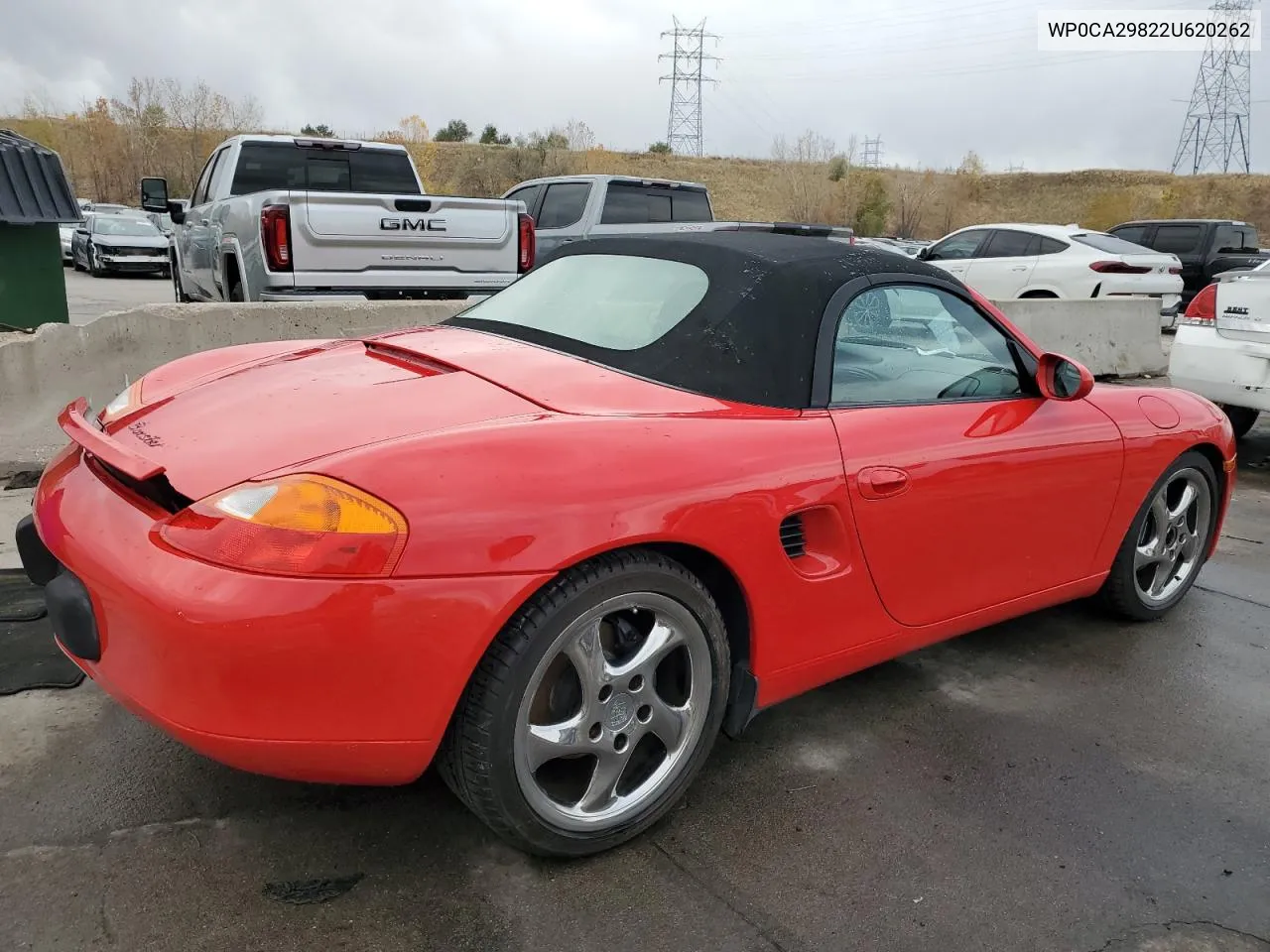 2002 Porsche Boxster VIN: WP0CA29822U620262 Lot: 79241524