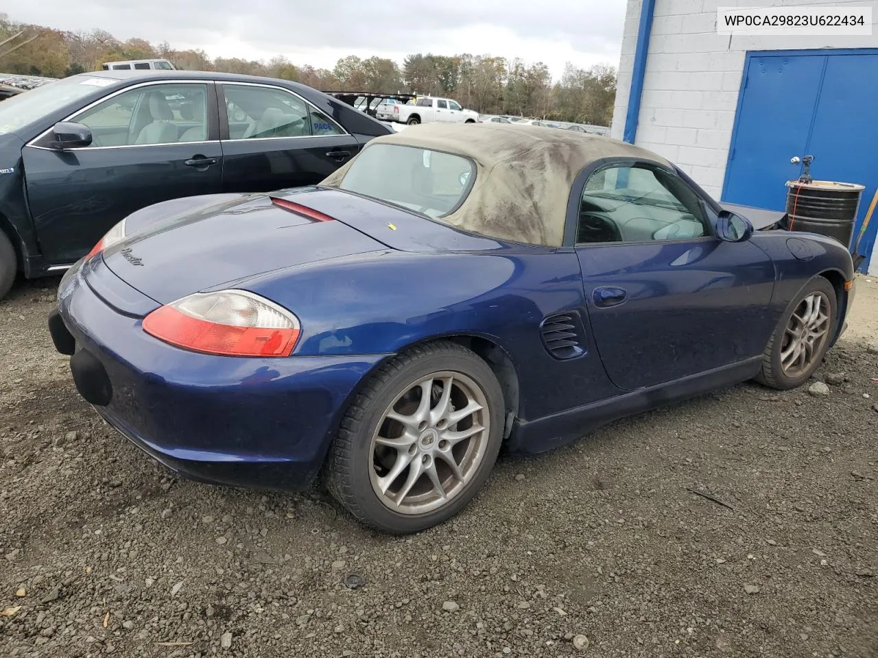 2003 Porsche Boxster VIN: WP0CA29823U622434 Lot: 78129864