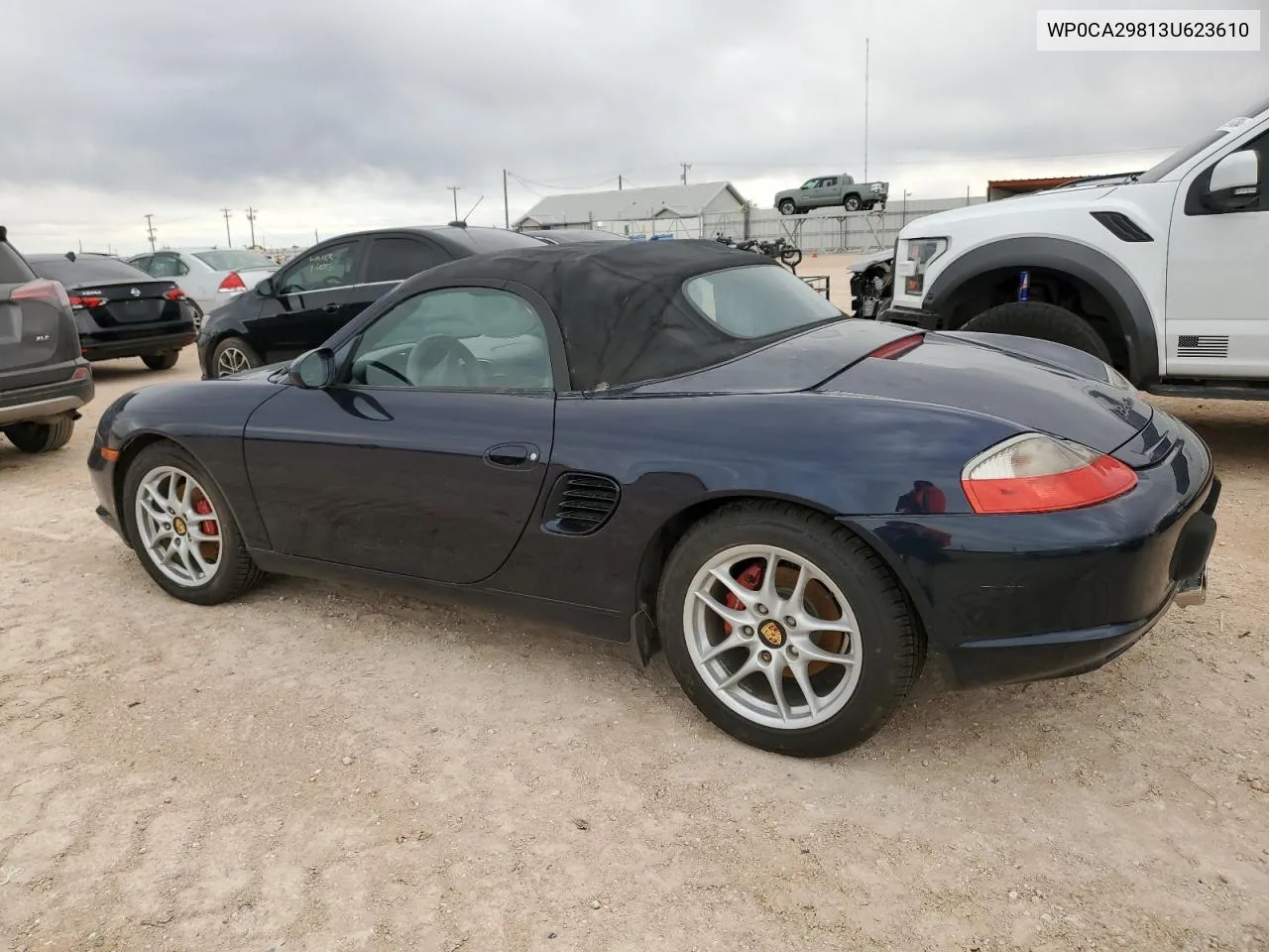 2003 Porsche Boxster VIN: WP0CA29813U623610 Lot: 79182614