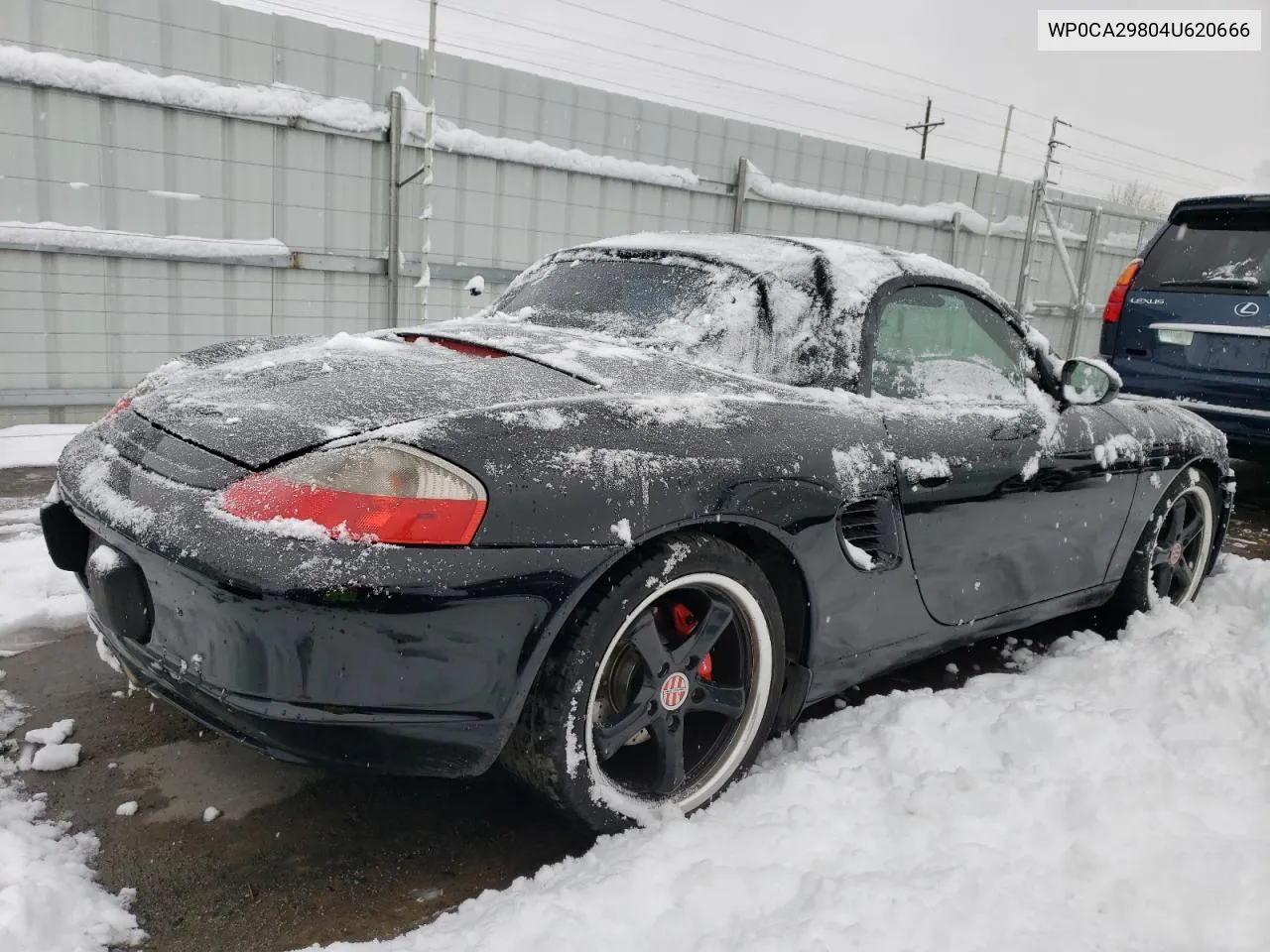 2004 Porsche Boxster VIN: WP0CA29804U620666 Lot: 79516394