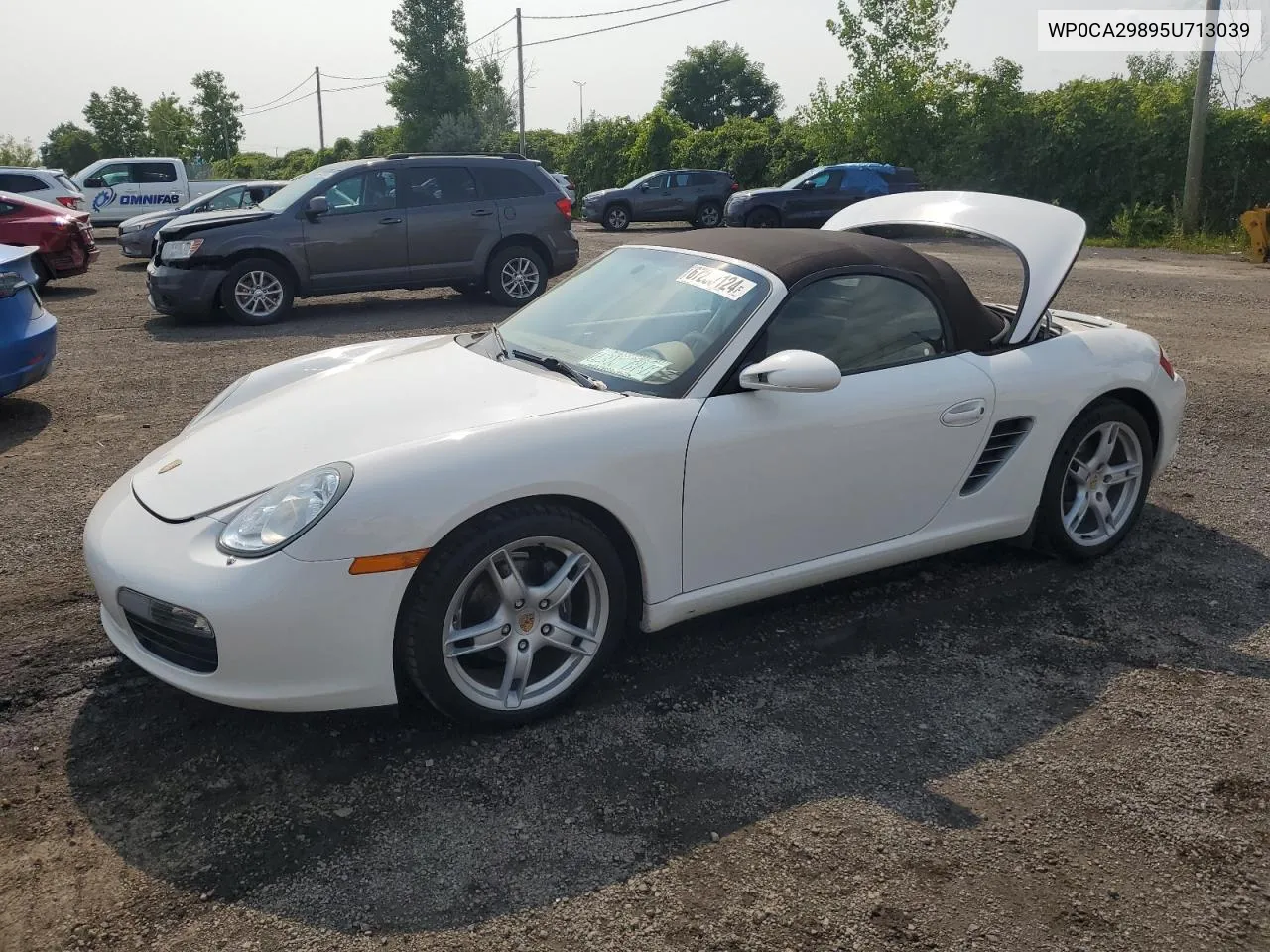 2005 Porsche Boxster VIN: WP0CA29895U713039 Lot: 67250124