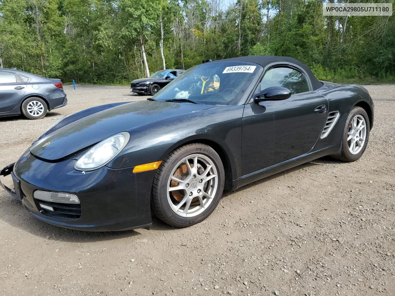 2005 Porsche Boxster VIN: WP0CA29805U711180 Lot: 69339754