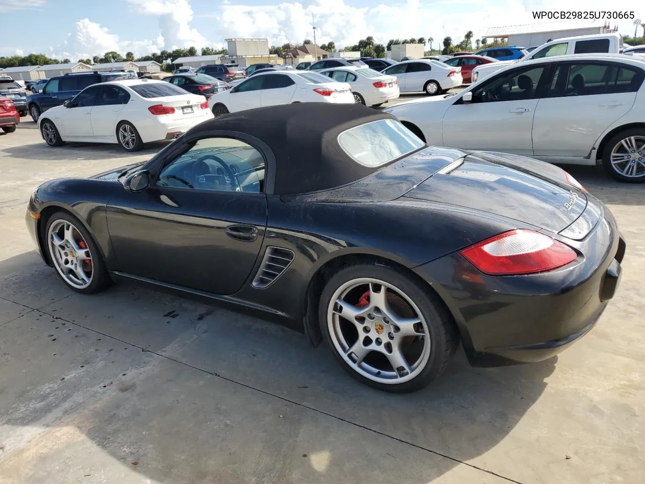 2005 Porsche Boxster S VIN: WP0CB29825U730665 Lot: 74218244