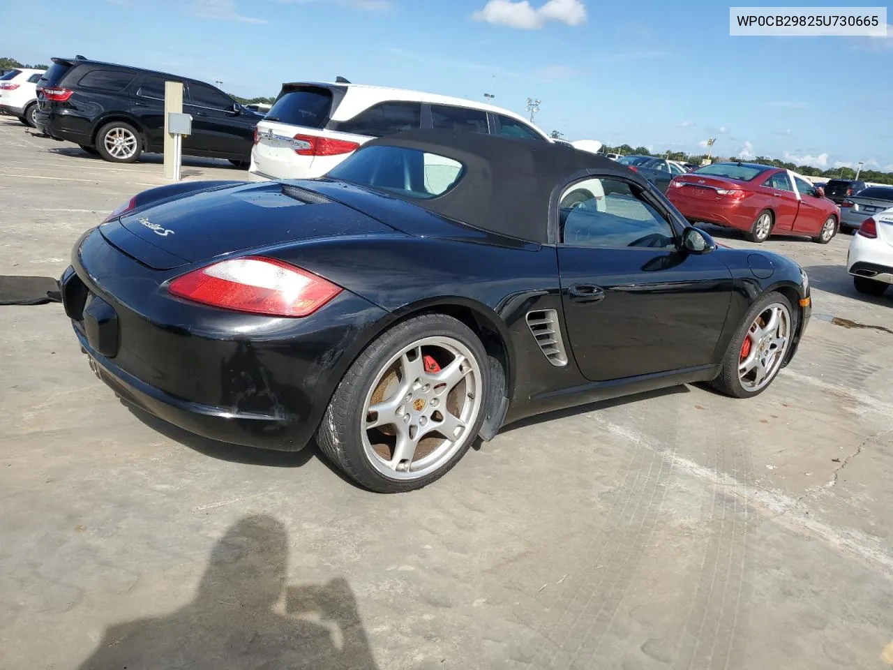 2005 Porsche Boxster S VIN: WP0CB29825U730665 Lot: 74218244