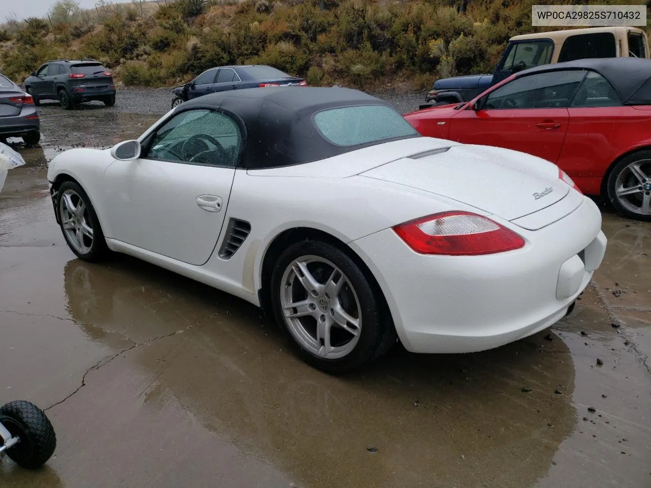 2005 Porsche Boxster VIN: WP0CA29825S710432 Lot: 75864544