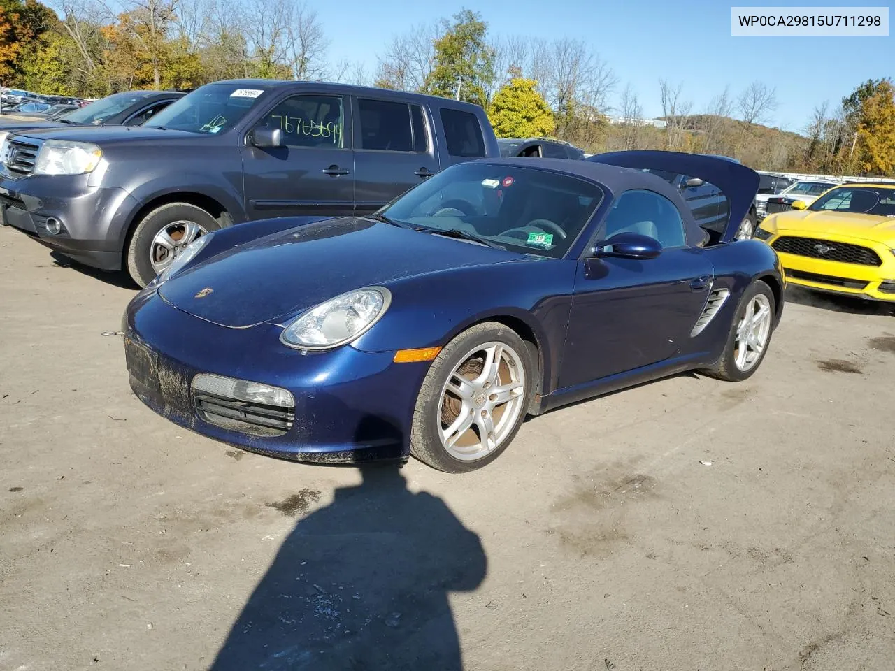 2005 Porsche Boxster VIN: WP0CA29815U711298 Lot: 76661714