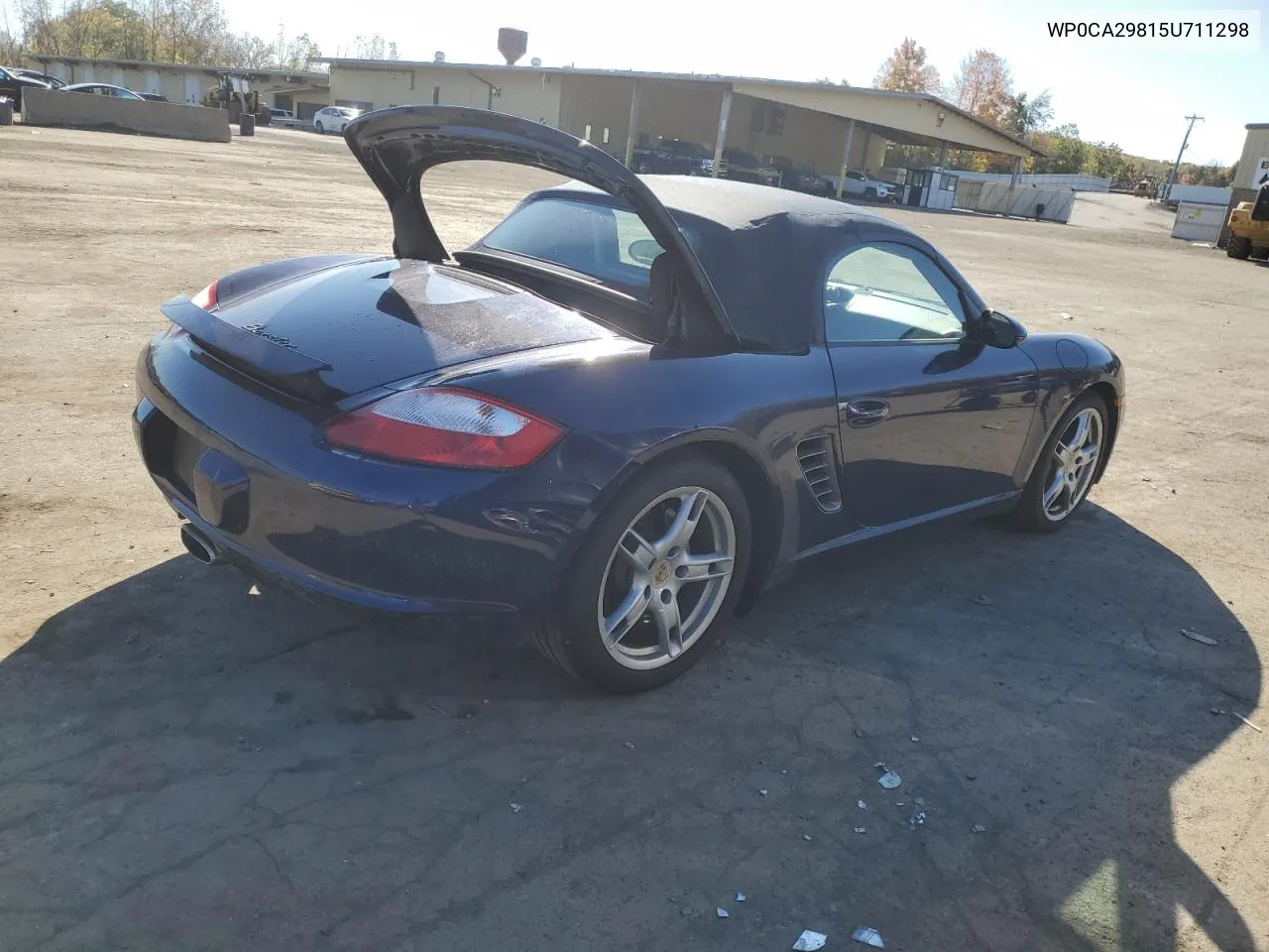 2005 Porsche Boxster VIN: WP0CA29815U711298 Lot: 76661714