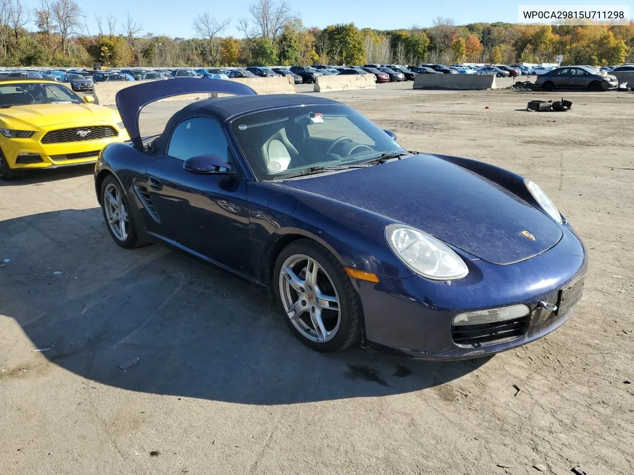 2005 Porsche Boxster VIN: WP0CA29815U711298 Lot: 76661714