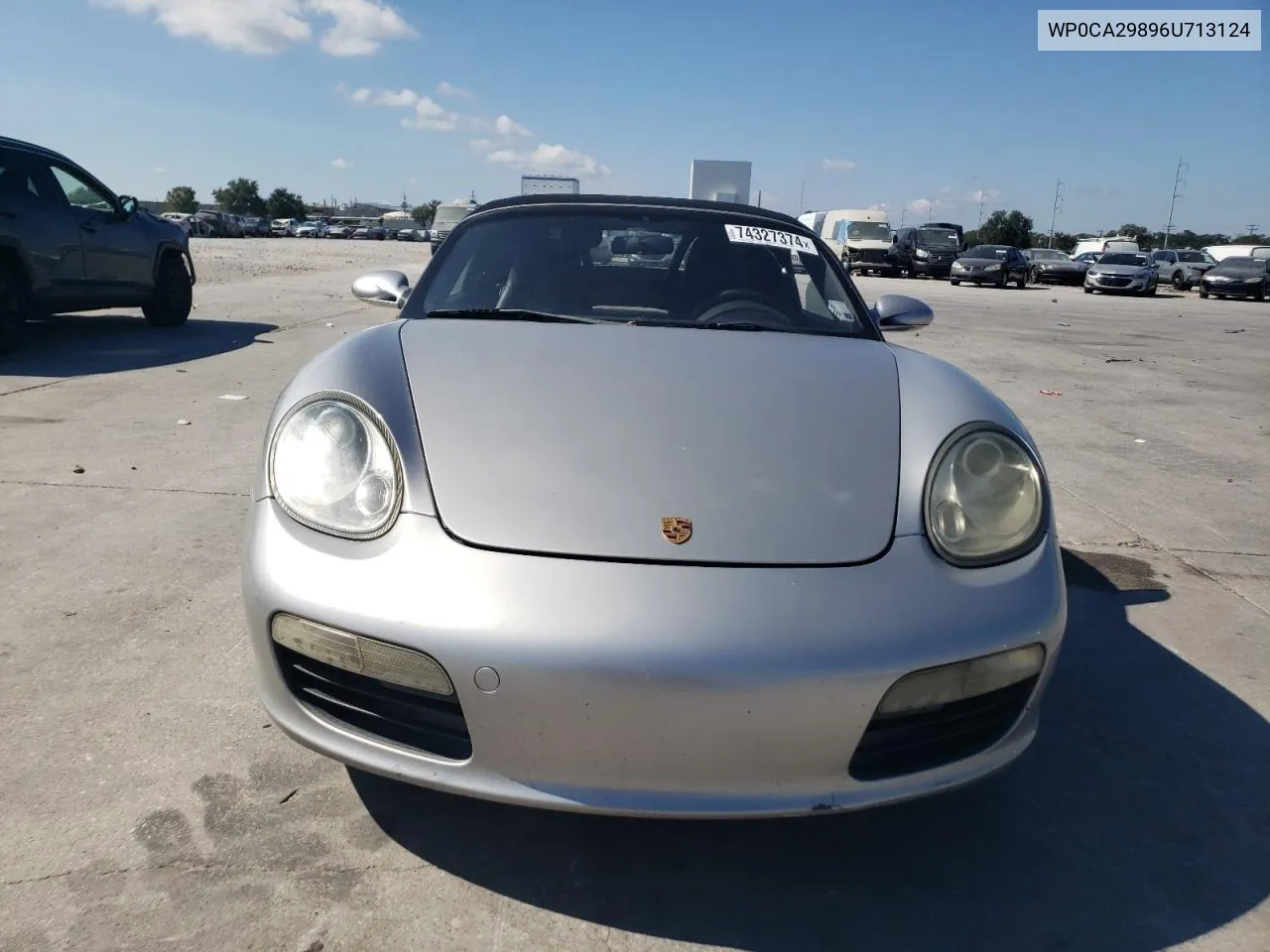 2006 Porsche Boxster VIN: WP0CA29896U713124 Lot: 74327374