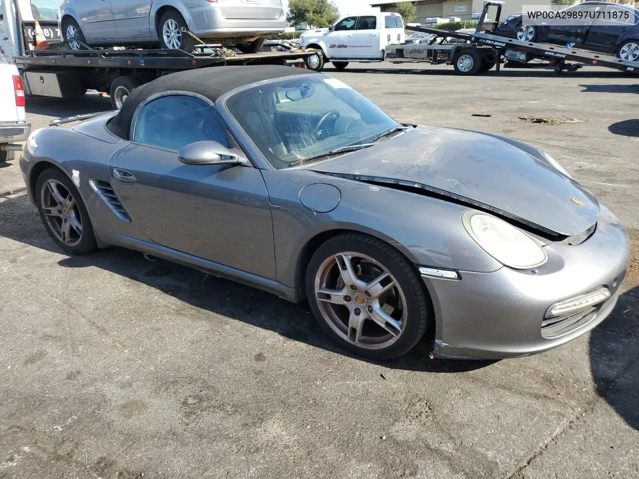 2007 Porsche Boxster VIN: WP0CA29897U711875 Lot: 72839904