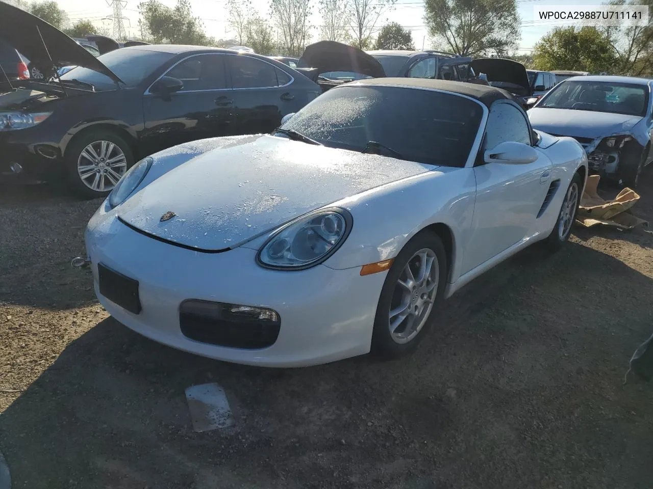 2007 Porsche Boxster VIN: WP0CA29887U711141 Lot: 72948974