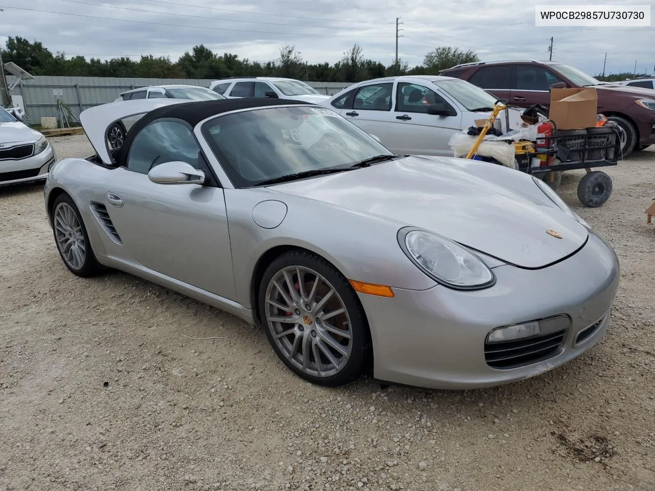 2007 Porsche Boxster S VIN: WP0CB29857U730730 Lot: 74175794