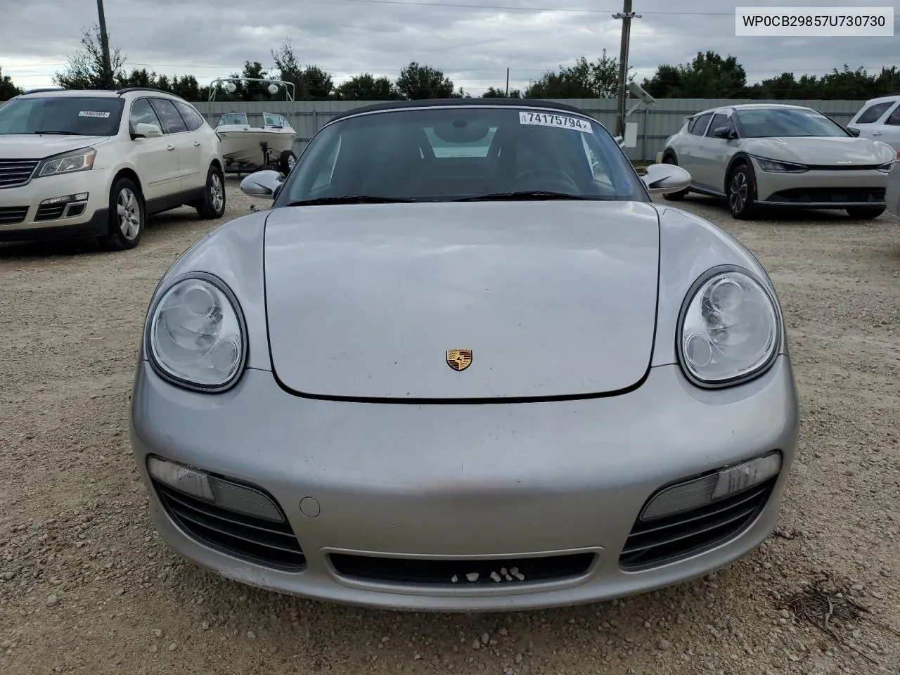 2007 Porsche Boxster S VIN: WP0CB29857U730730 Lot: 74175794