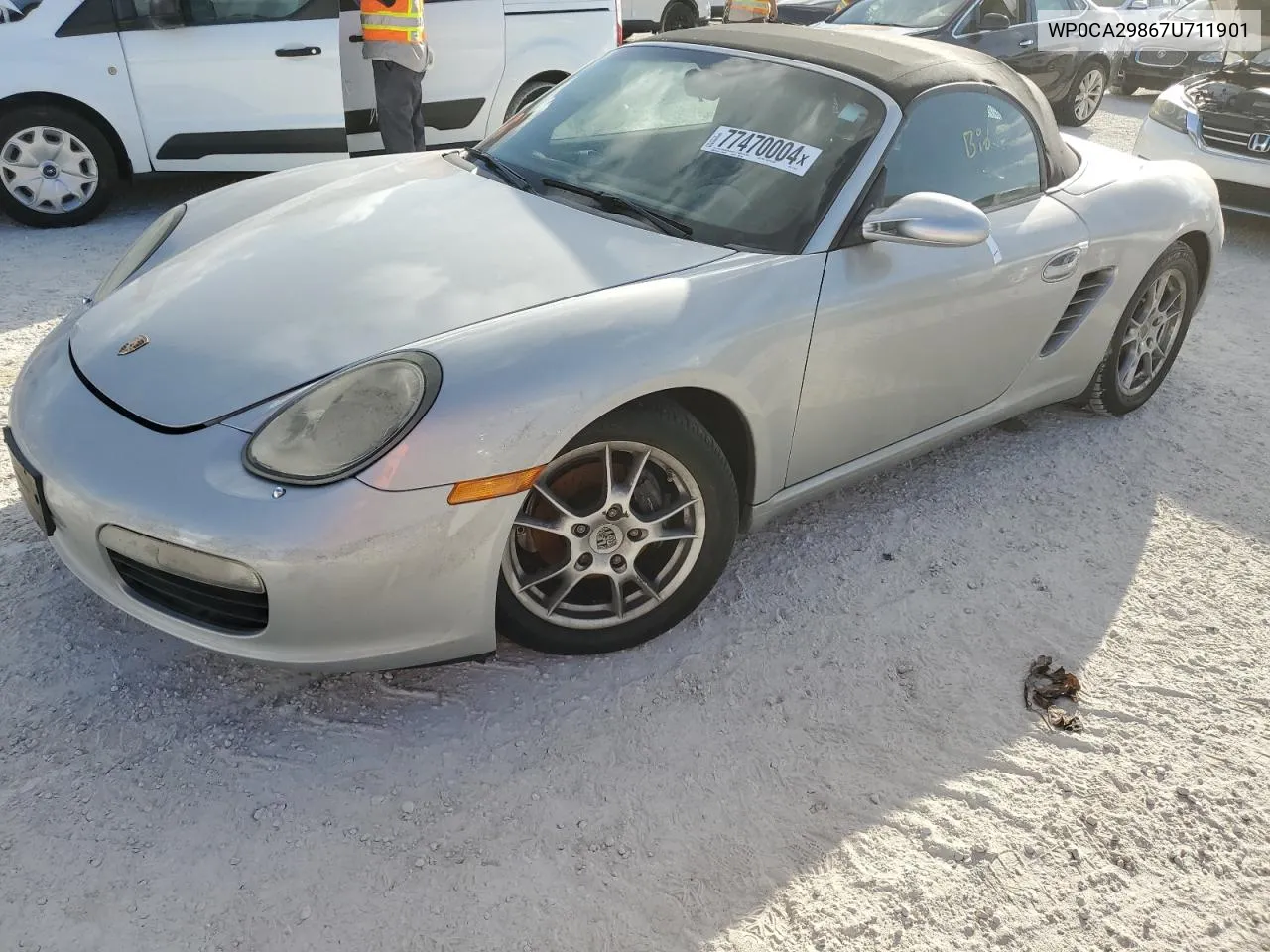 2007 Porsche Boxster VIN: WP0CA29867U711901 Lot: 77470004