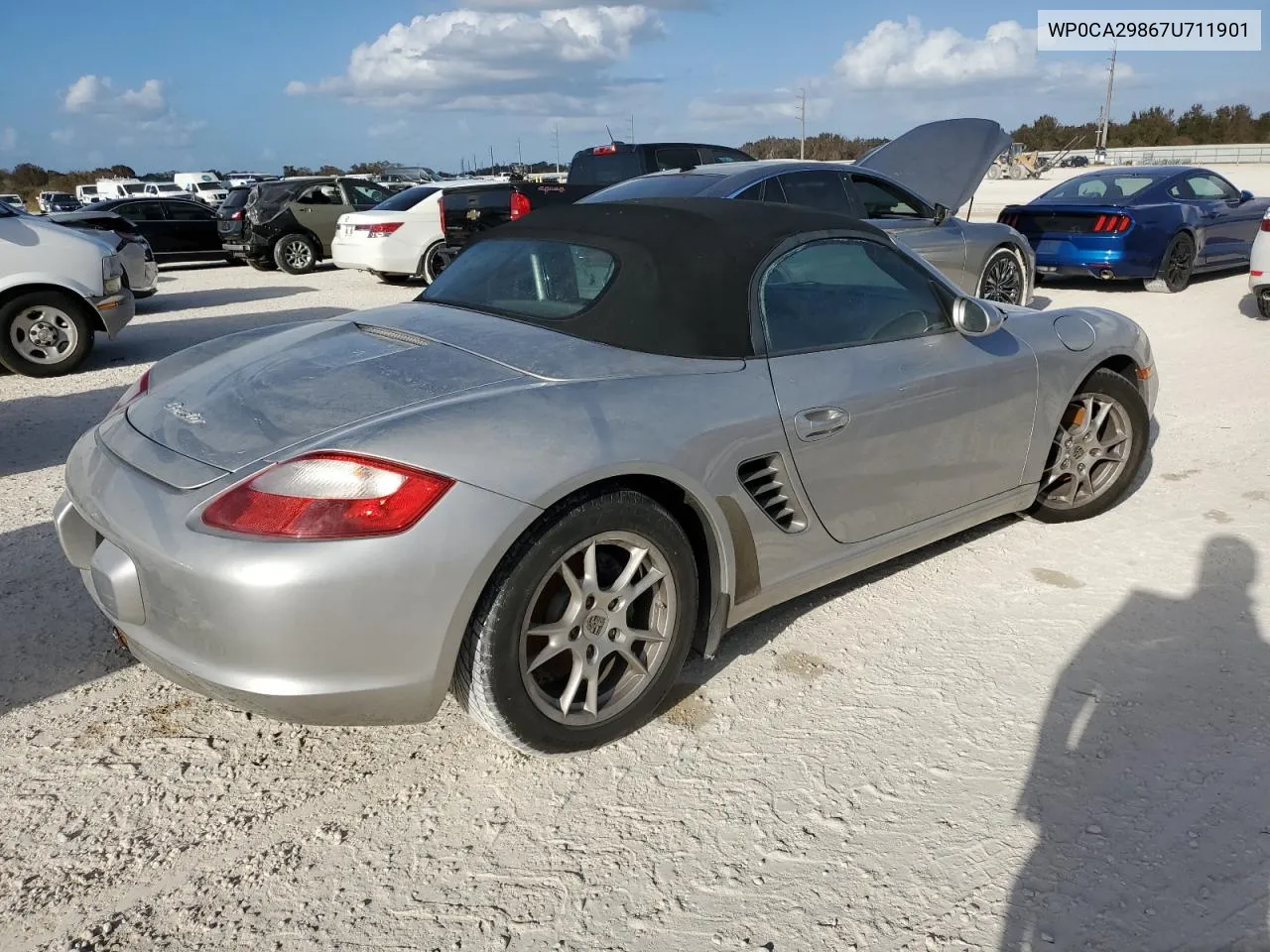 2007 Porsche Boxster VIN: WP0CA29867U711901 Lot: 77470004