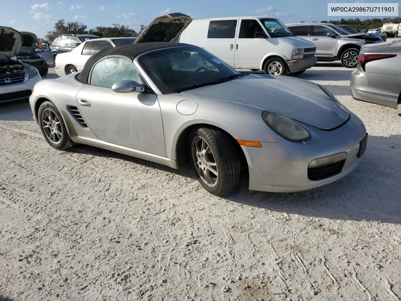 2007 Porsche Boxster VIN: WP0CA29867U711901 Lot: 77470004