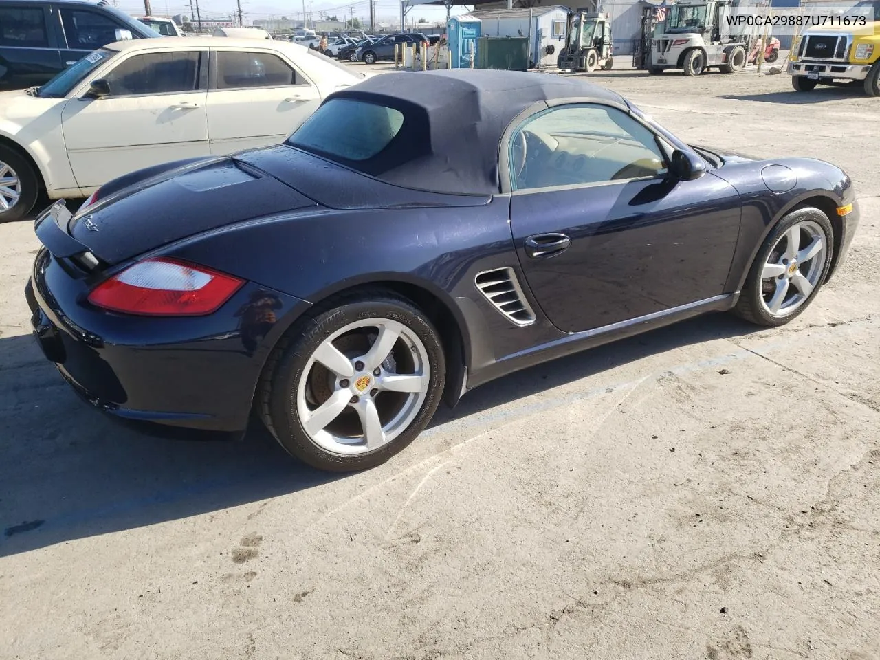 2007 Porsche Boxster VIN: WP0CA29887U711673 Lot: 77713664