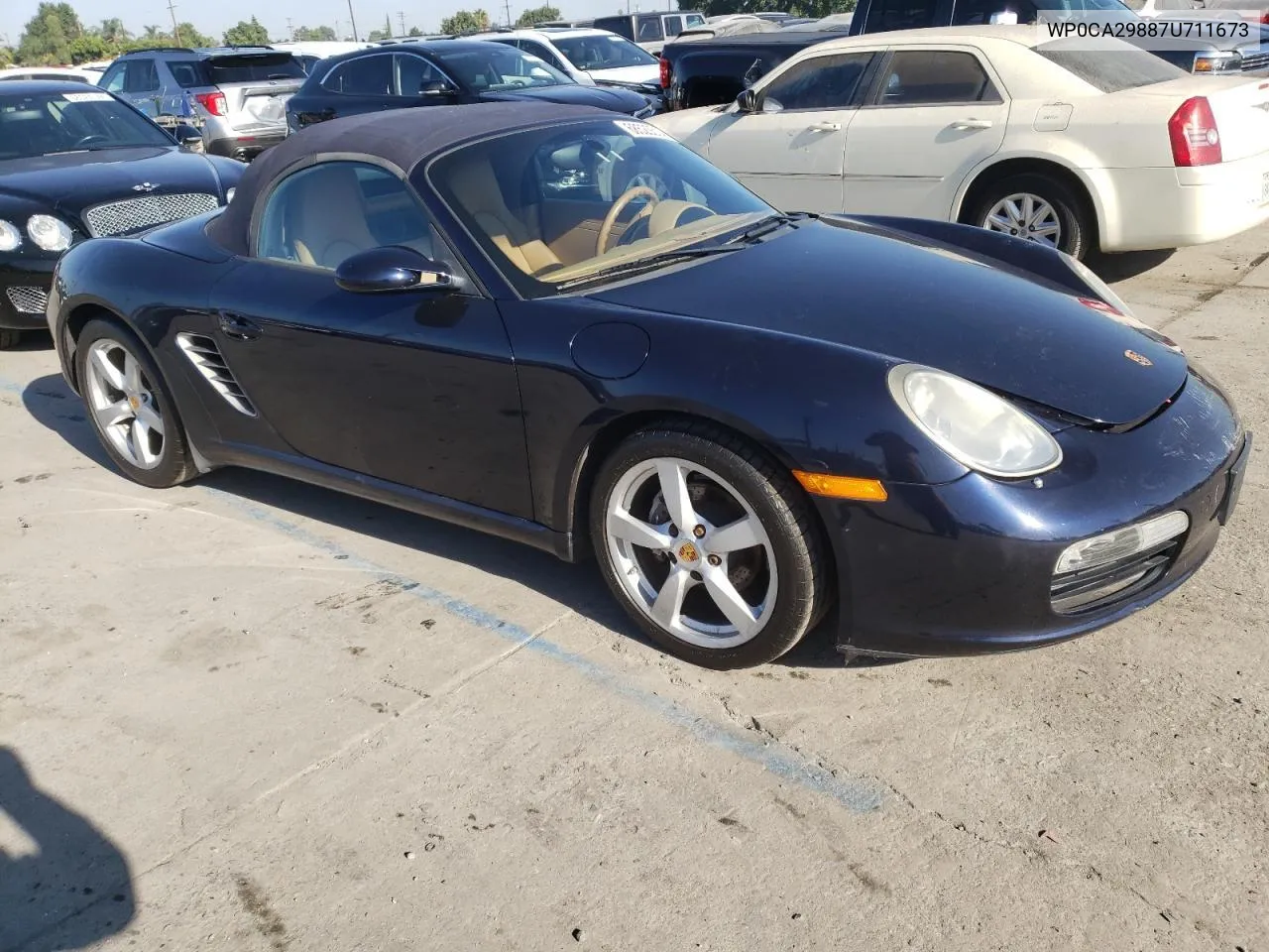 2007 Porsche Boxster VIN: WP0CA29887U711673 Lot: 77713664