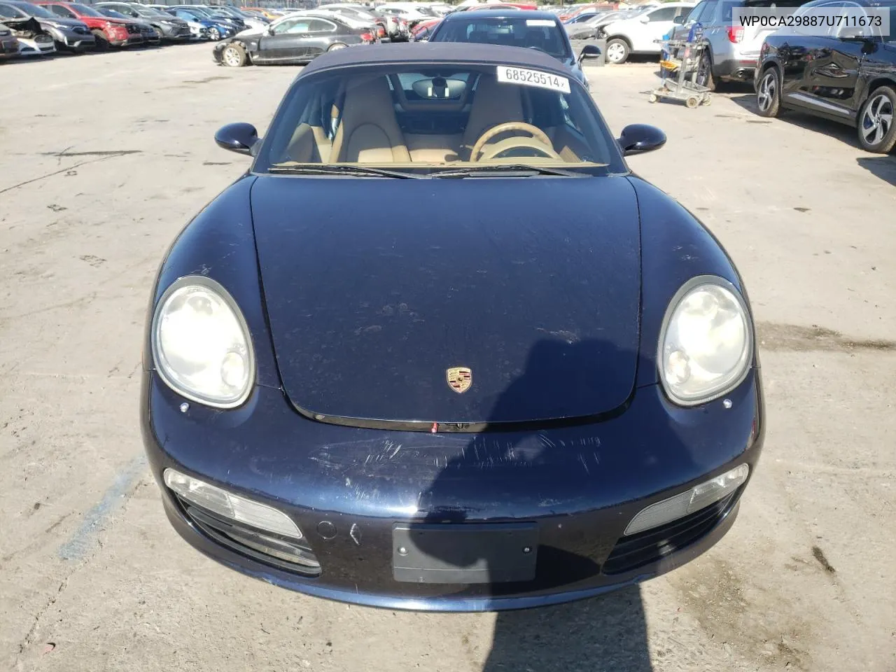 2007 Porsche Boxster VIN: WP0CA29887U711673 Lot: 77713664