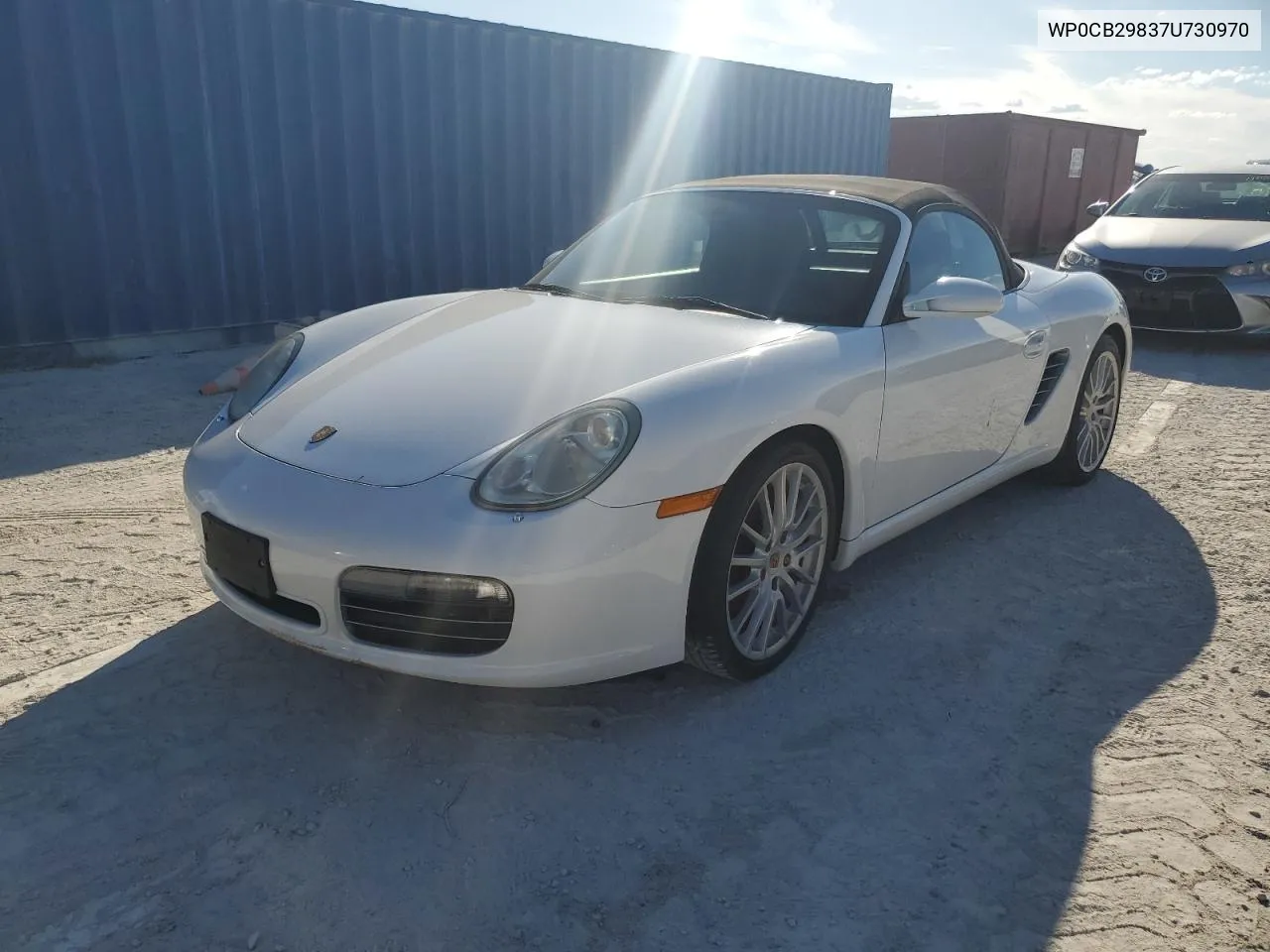 2007 Porsche Boxster S VIN: WP0CB29837U730970 Lot: 77829184