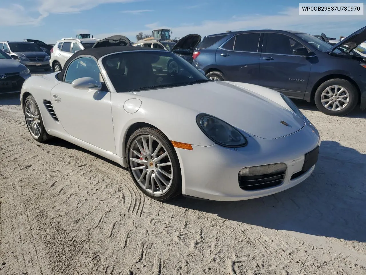 2007 Porsche Boxster S VIN: WP0CB29837U730970 Lot: 77829184