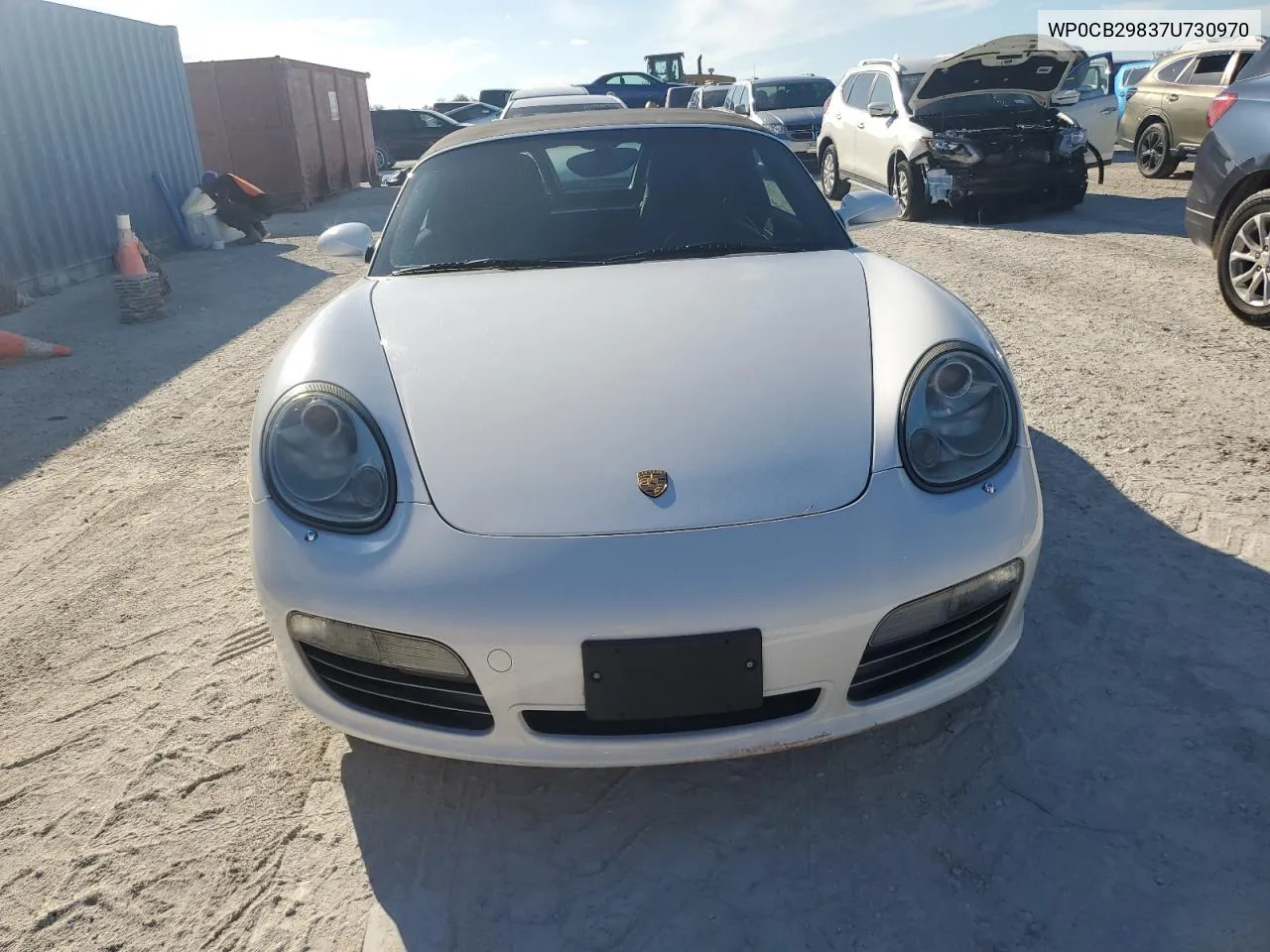 2007 Porsche Boxster S VIN: WP0CB29837U730970 Lot: 77829184