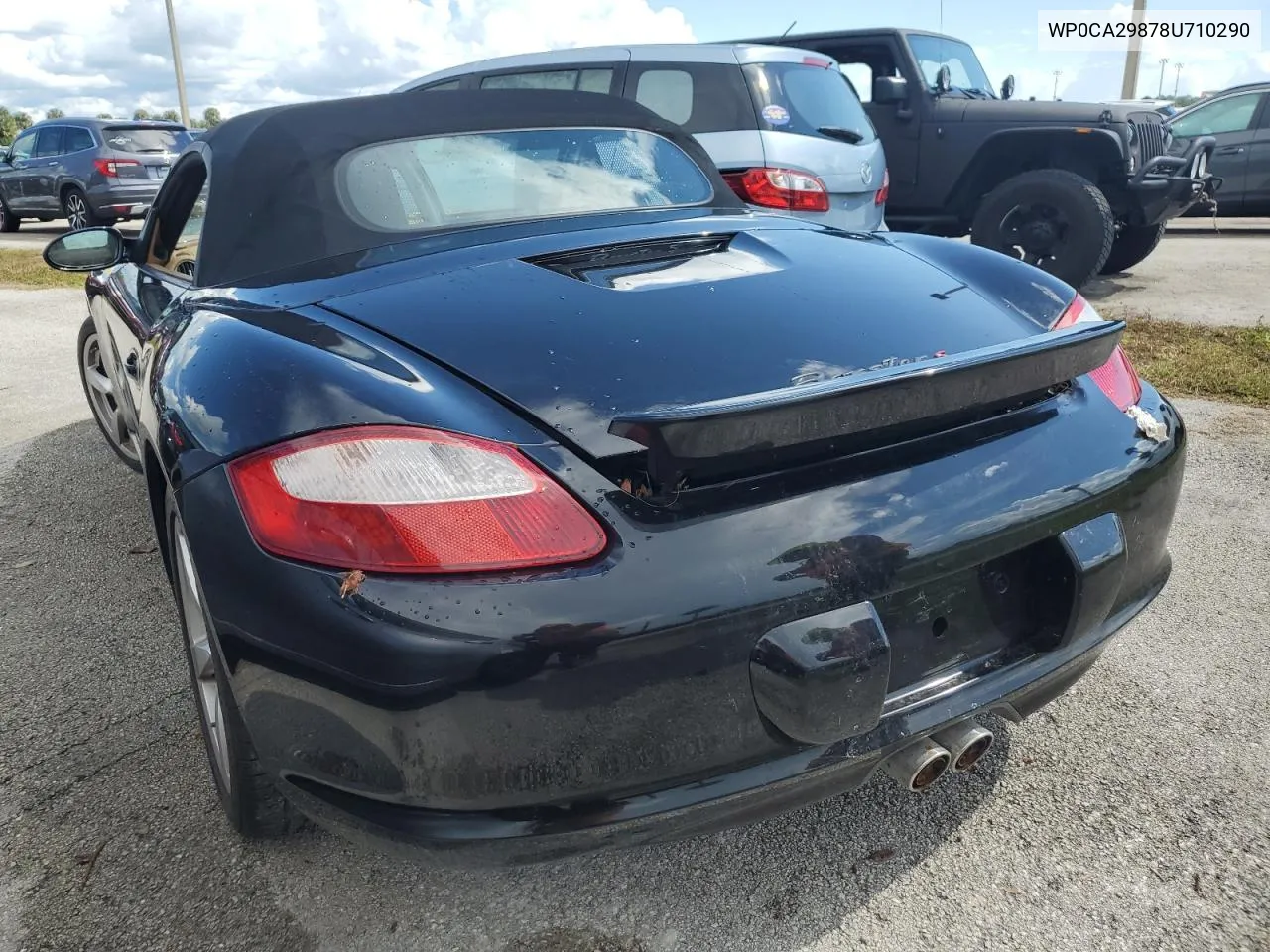 2008 Porsche Boxster VIN: WP0CA29878U710290 Lot: 73870854