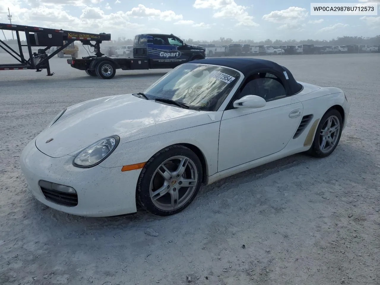 2008 Porsche Boxster VIN: WP0CA29878U712573 Lot: 74072954