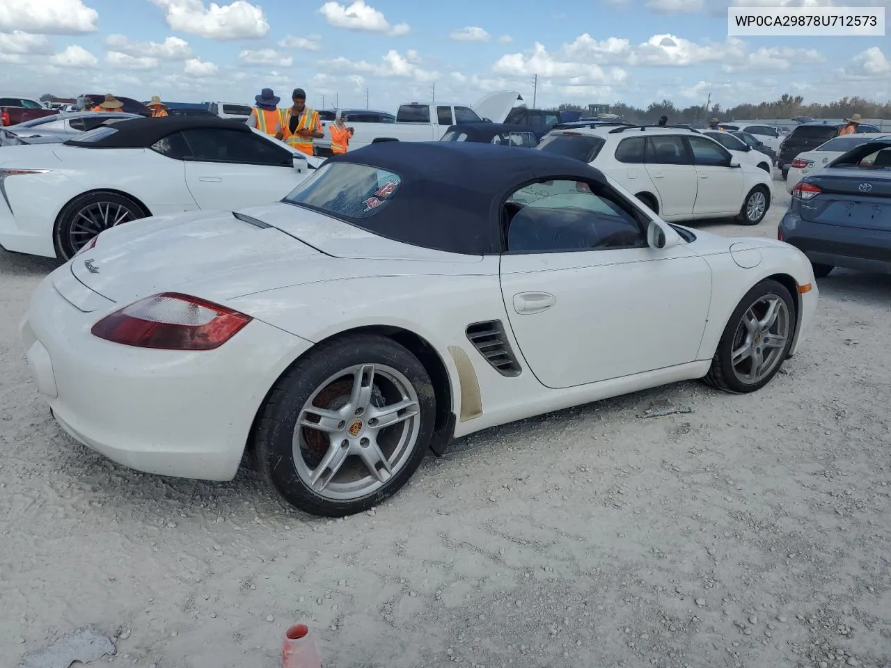 2008 Porsche Boxster VIN: WP0CA29878U712573 Lot: 74072954