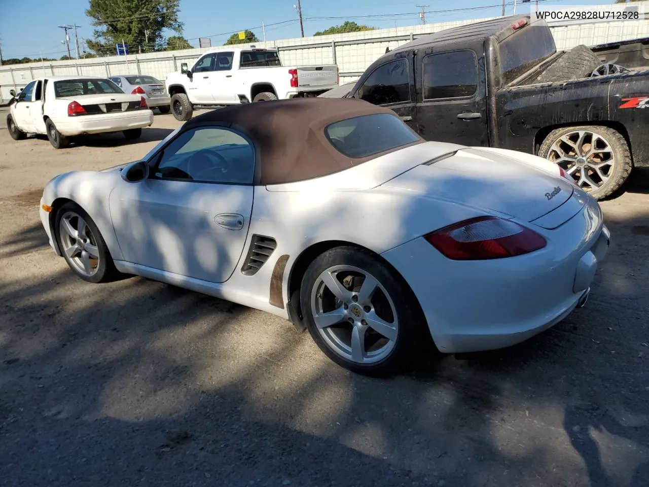 2008 Porsche Boxster VIN: WP0CA29828U712528 Lot: 76091634