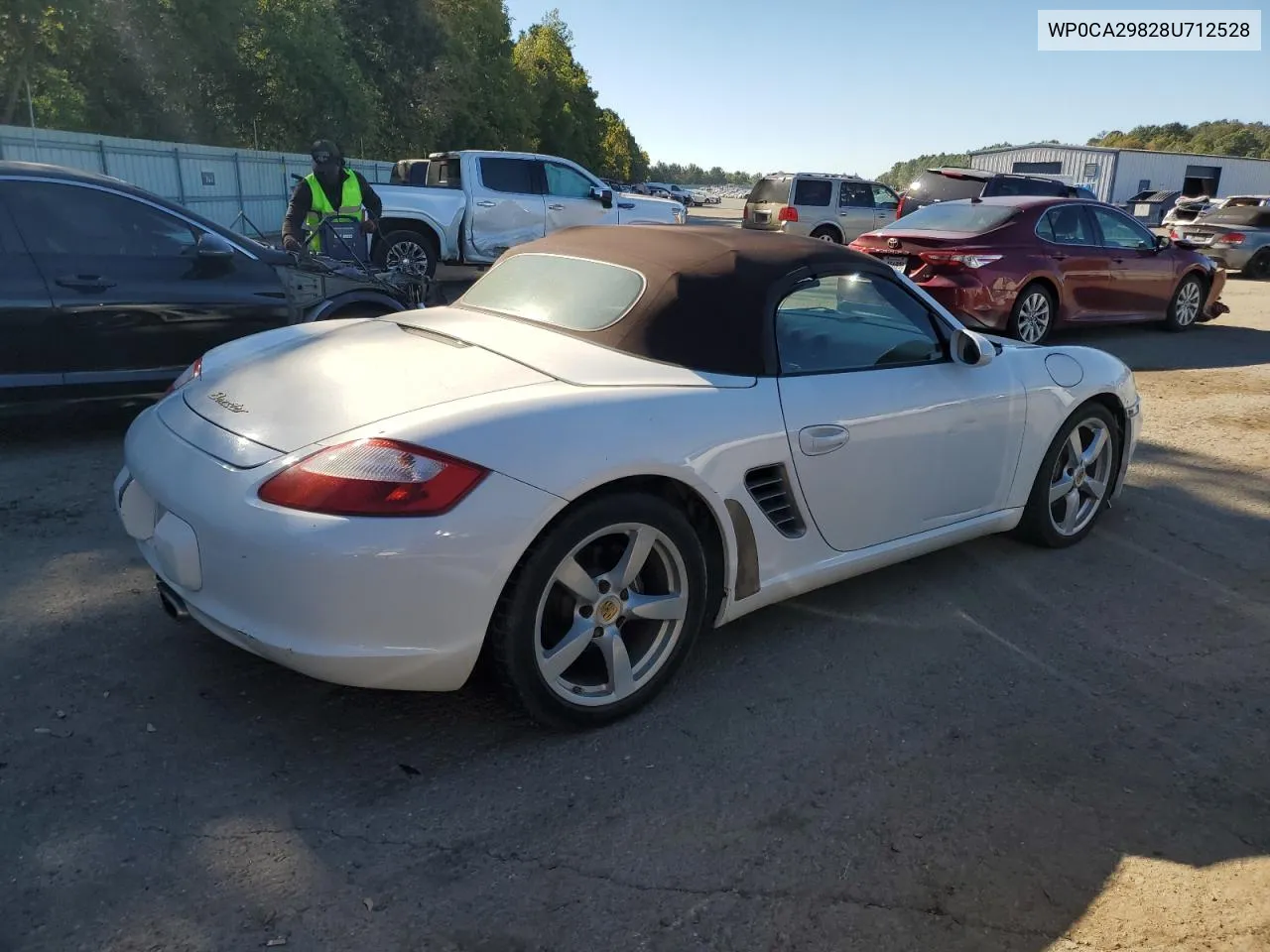 2008 Porsche Boxster VIN: WP0CA29828U712528 Lot: 76091634