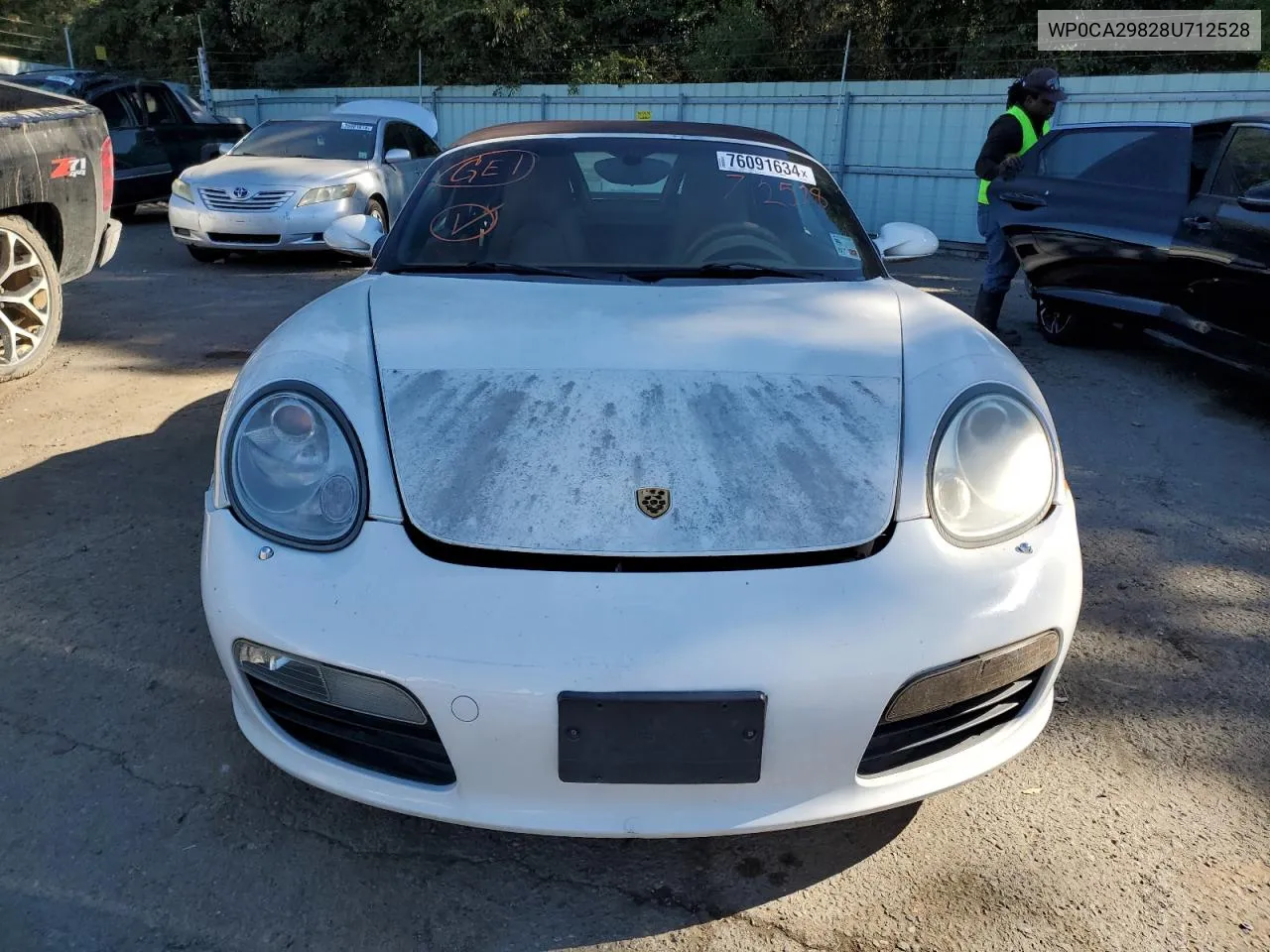 2008 Porsche Boxster VIN: WP0CA29828U712528 Lot: 76091634