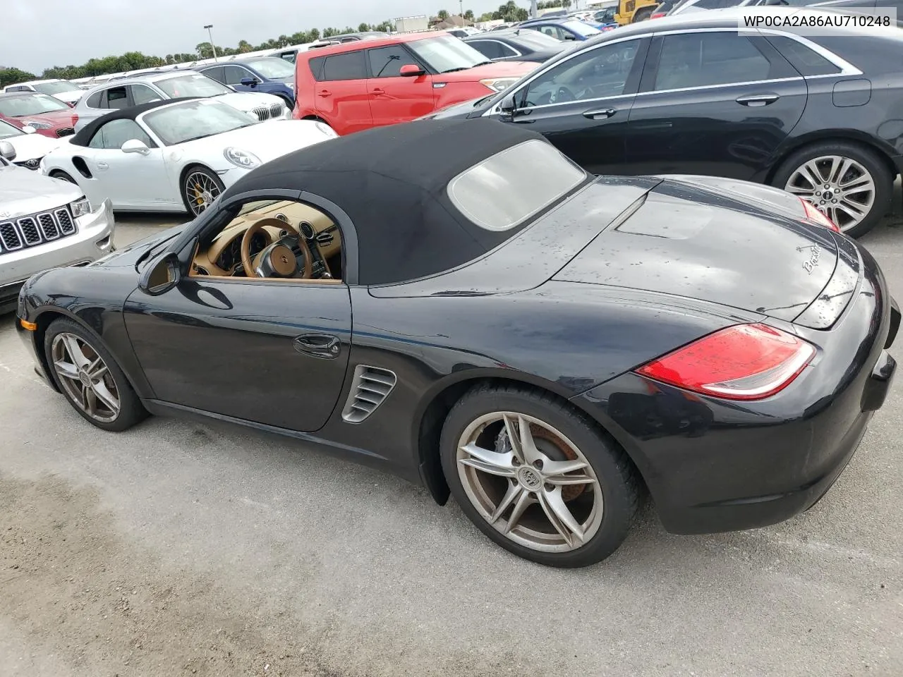 2010 Porsche Boxster VIN: WP0CA2A86AU710248 Lot: 75119244