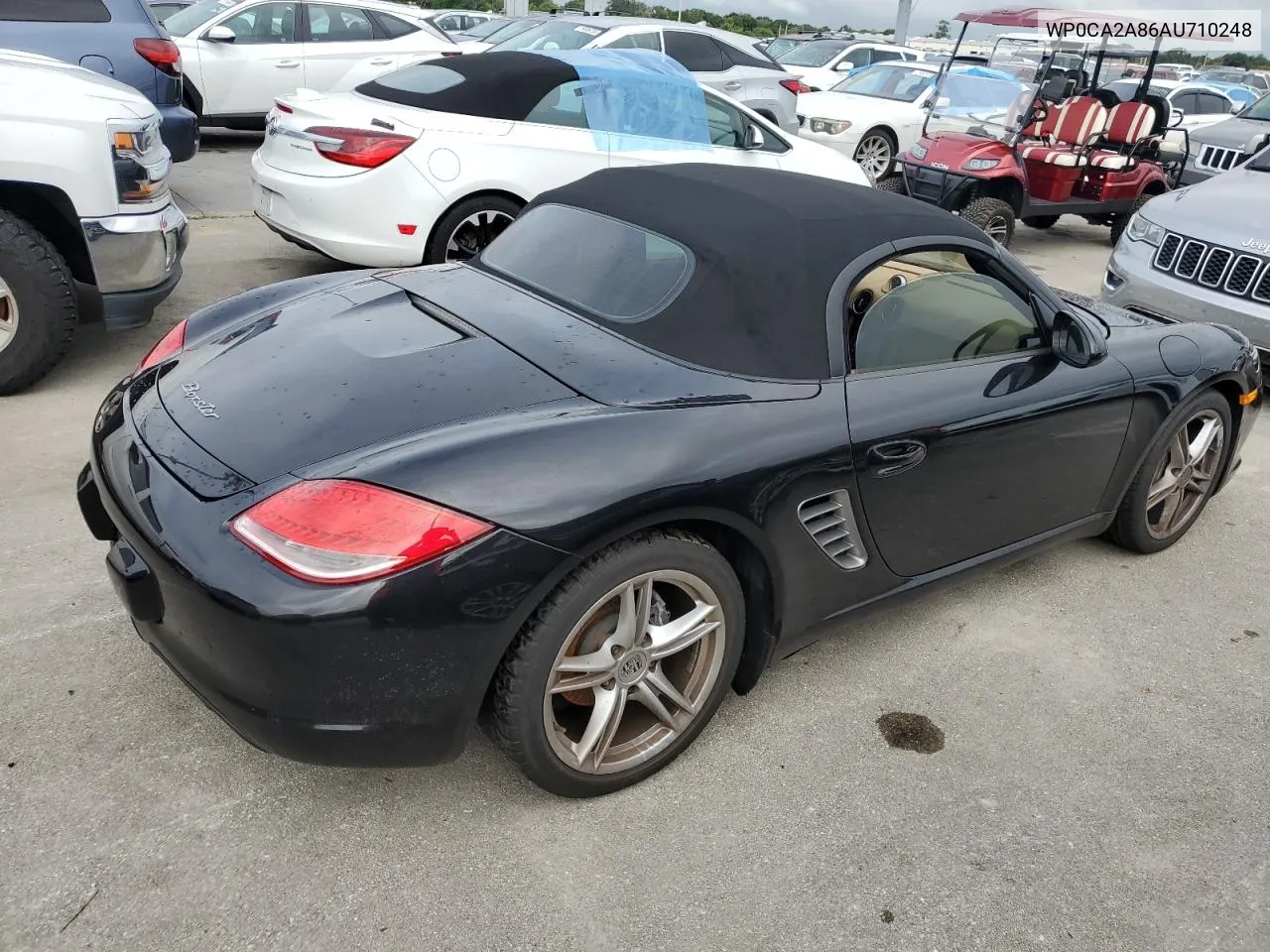 2010 Porsche Boxster VIN: WP0CA2A86AU710248 Lot: 75119244