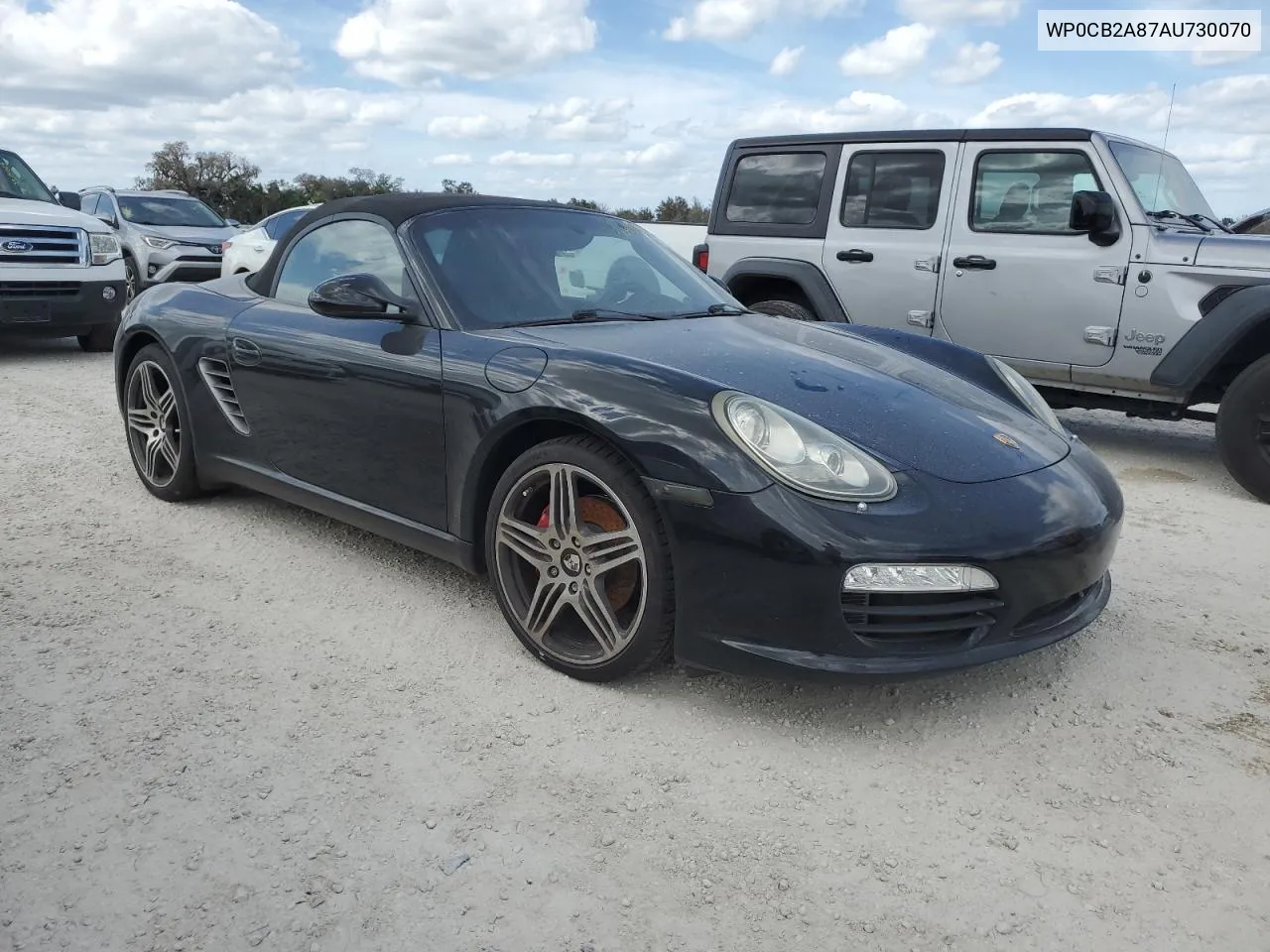 2010 Porsche Boxster S VIN: WP0CB2A87AU730070 Lot: 76610874