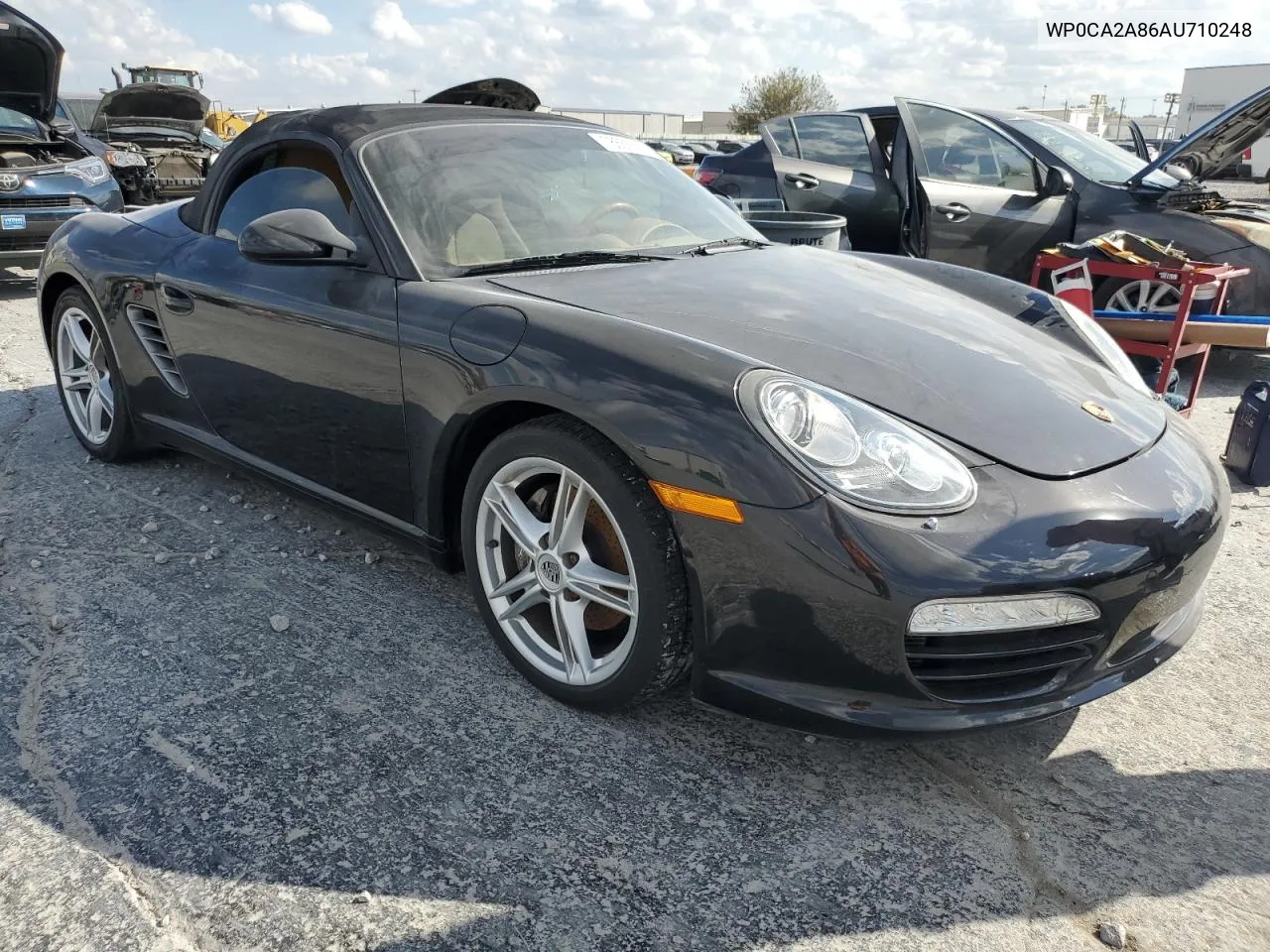 2010 Porsche Boxster VIN: WP0CA2A86AU710248 Lot: 78632844